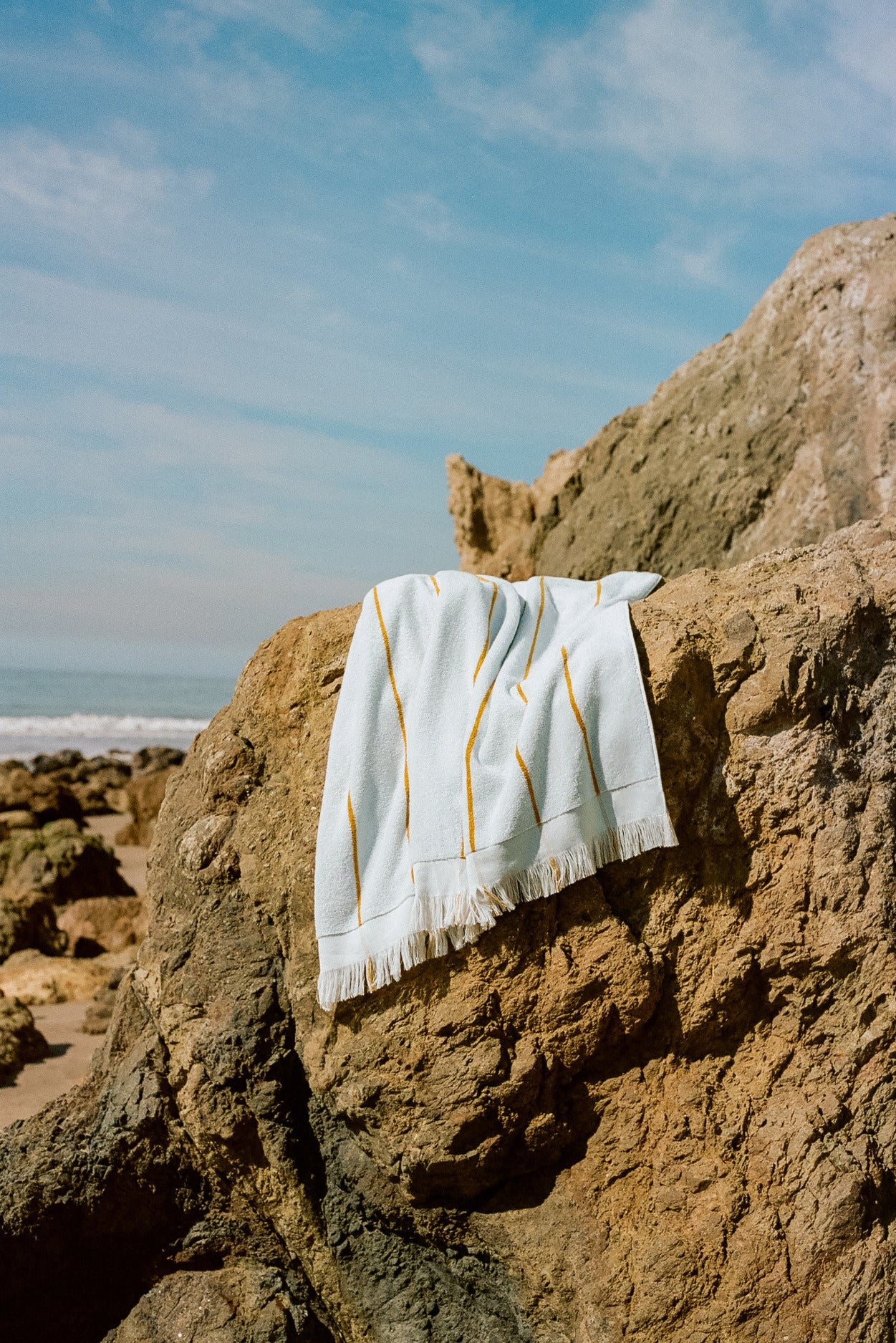 4x Bayside Beach Towel Bundle - Lagoon with Marigold - Image 4