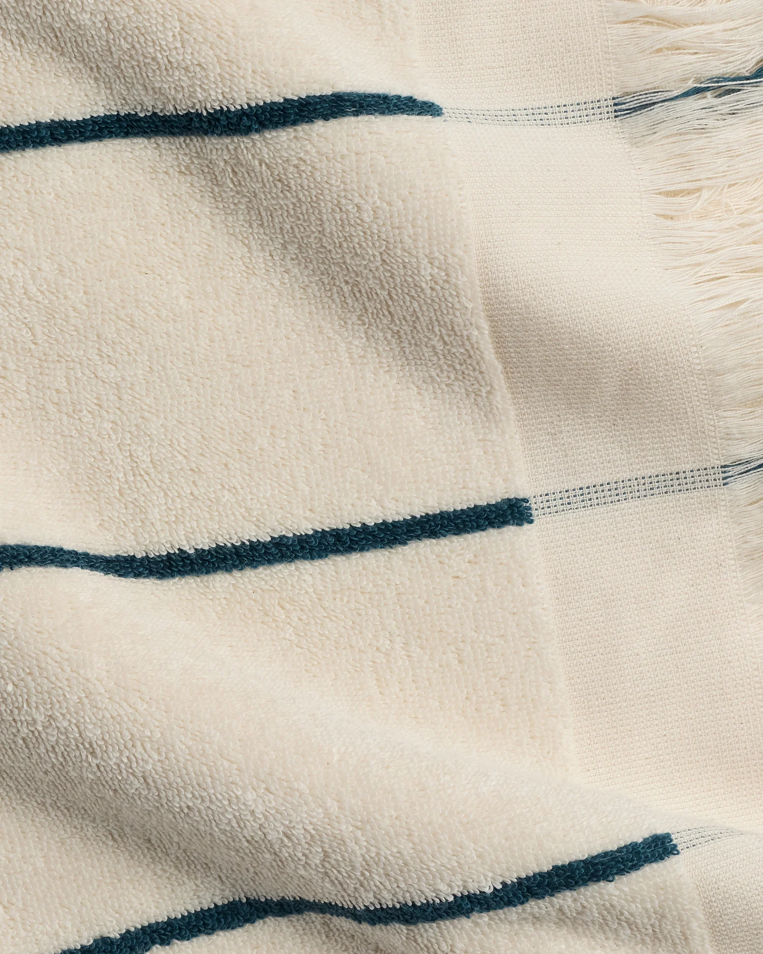 4x Bayside Beach Towel Bundle - Natural with Peacock - Image 3
