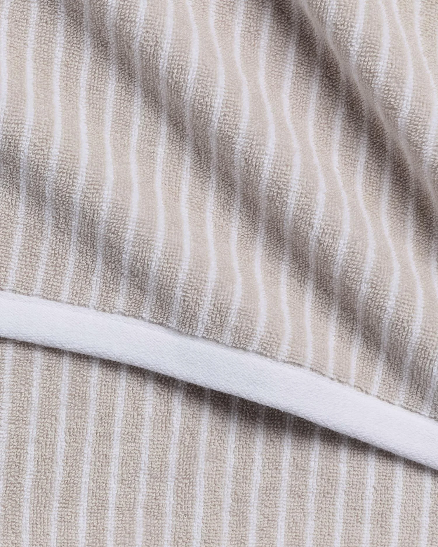 6+6 Pinstripe Bath Bundle - Bone and White - Image 3