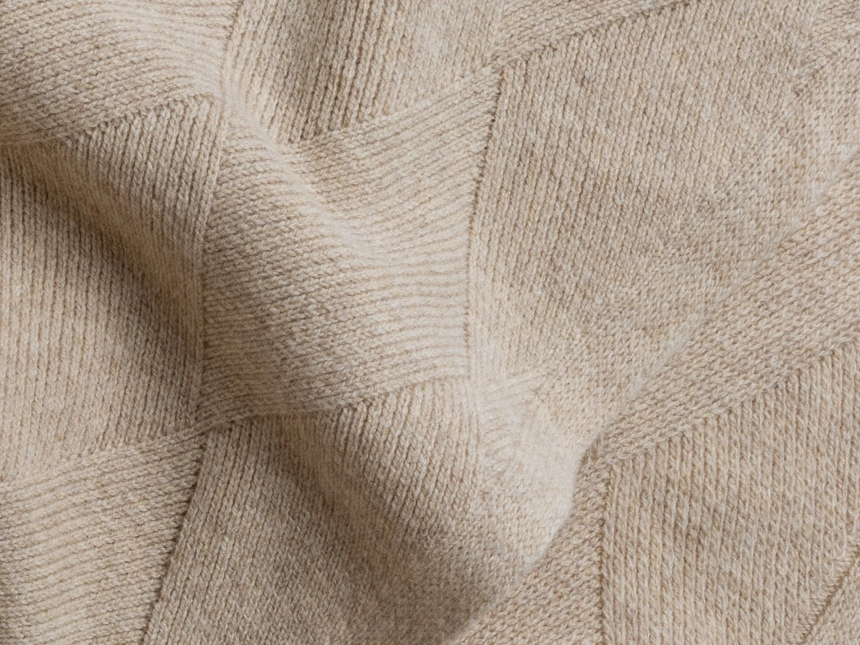Basketweave Merino Pillow Cover (Natural) - Image 3