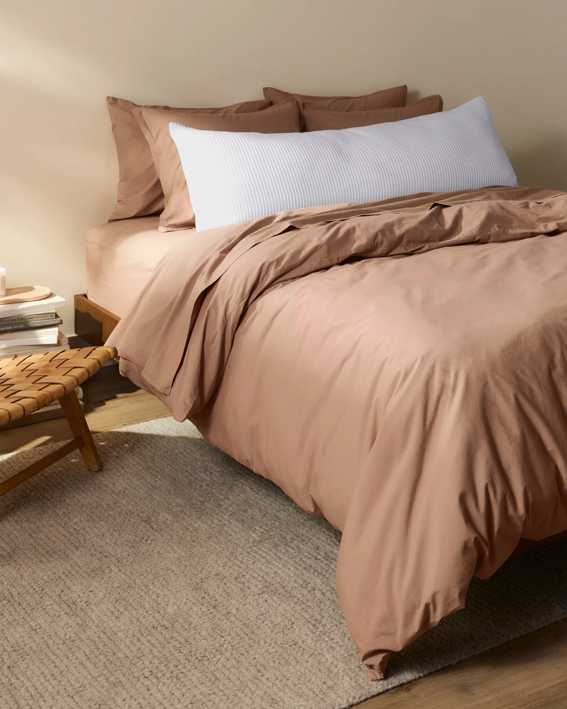 Brushed Cotton Duvet Cover (Adobe) - Image 2