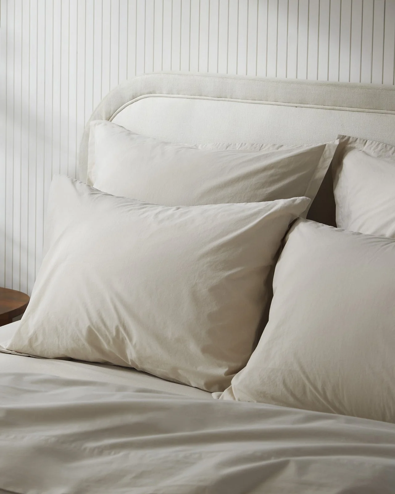 Brushed Cotton Pillowcase Set (Bone) - Image 2