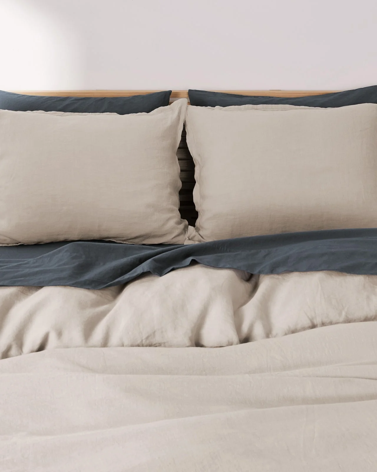 Brushed Cotton Sheet Set - Dusk K/CK - Image 4
