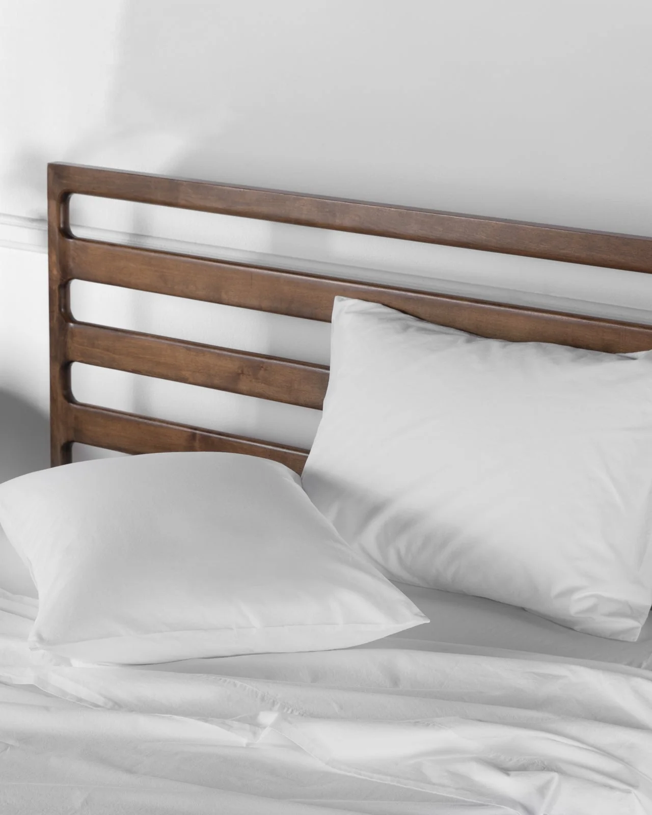 Brushed Cotton Sheet Set - White K/CK - Image 2