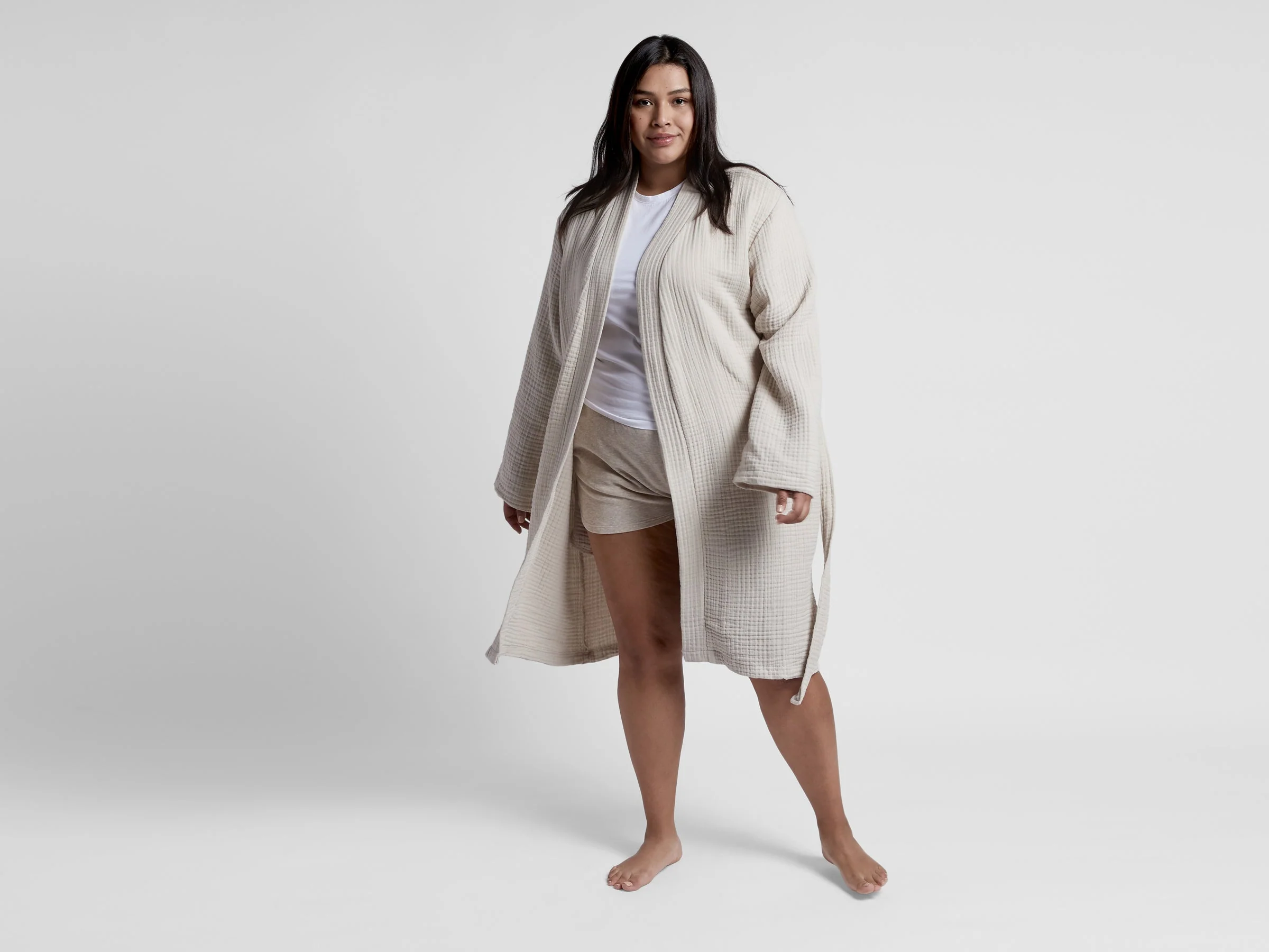 Cloud Cotton Robe (Bone) - Image 7