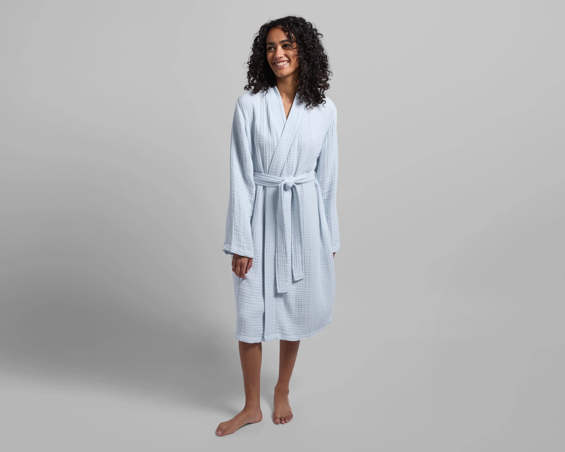 Cloud Cotton Robe (Lagoon) - Image 2