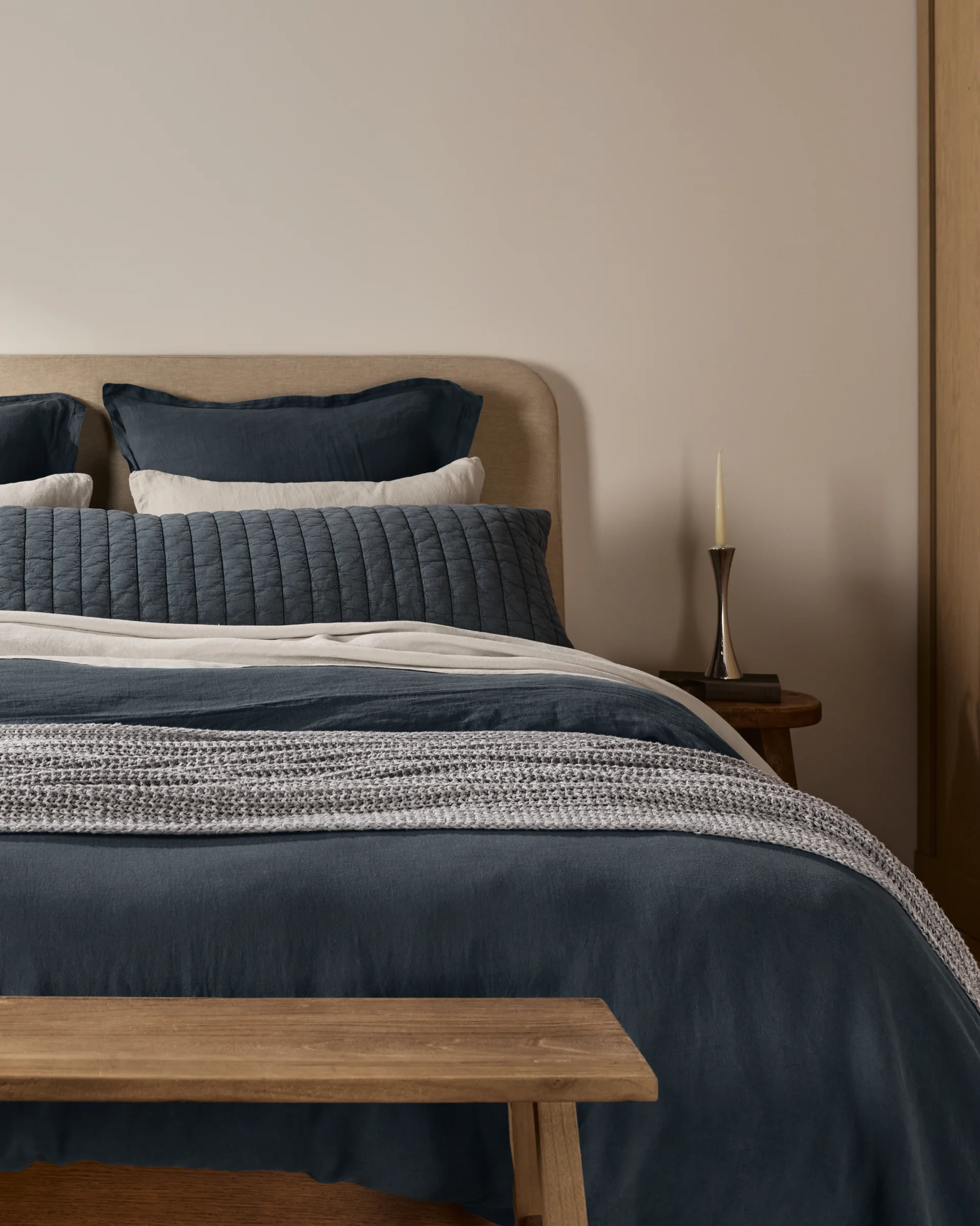 Garment Dyed Channel Body Pillow Cover (Dusk) - Image 2