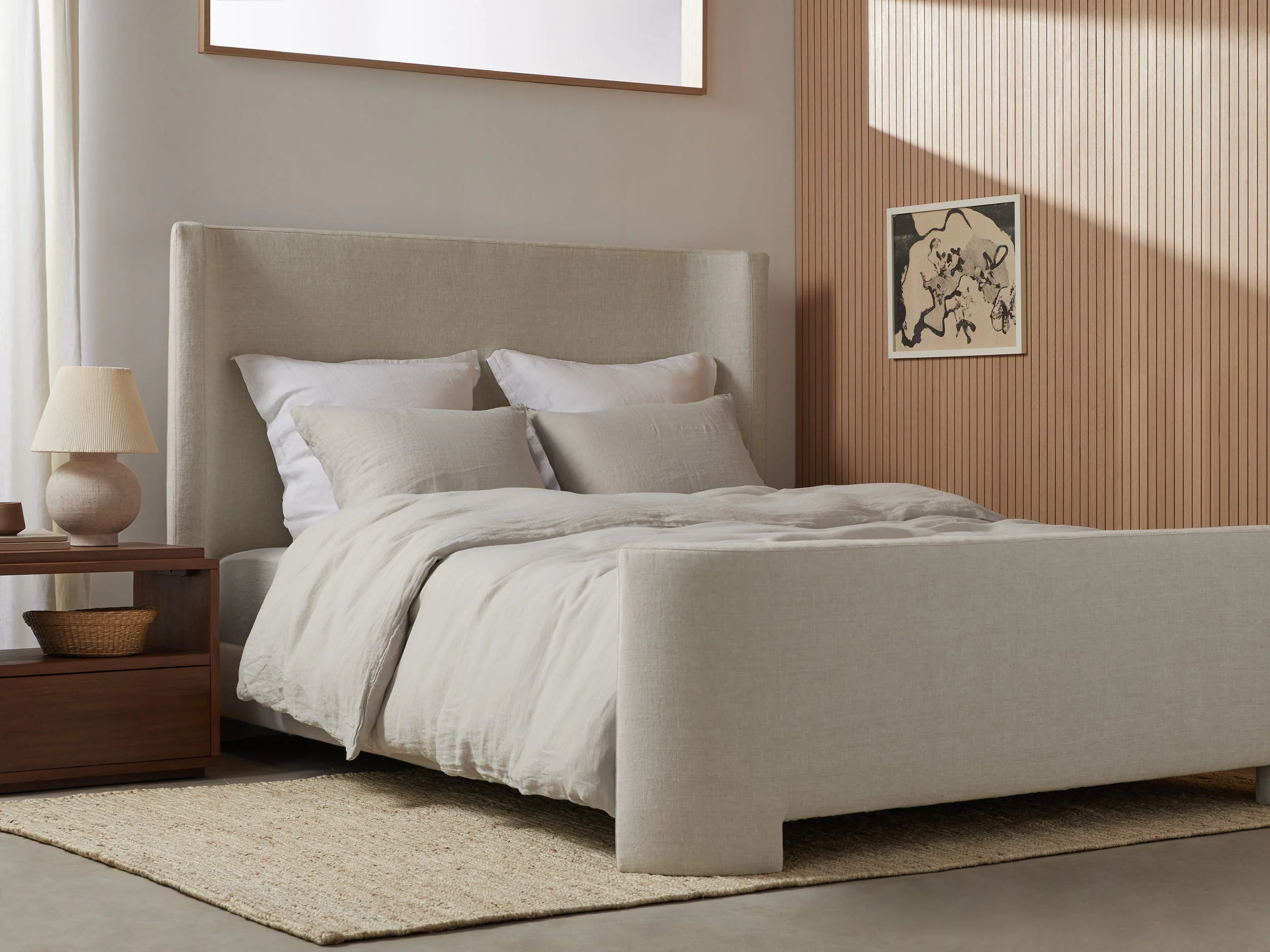 Linen Duvet Cover (Bone) - Image 5