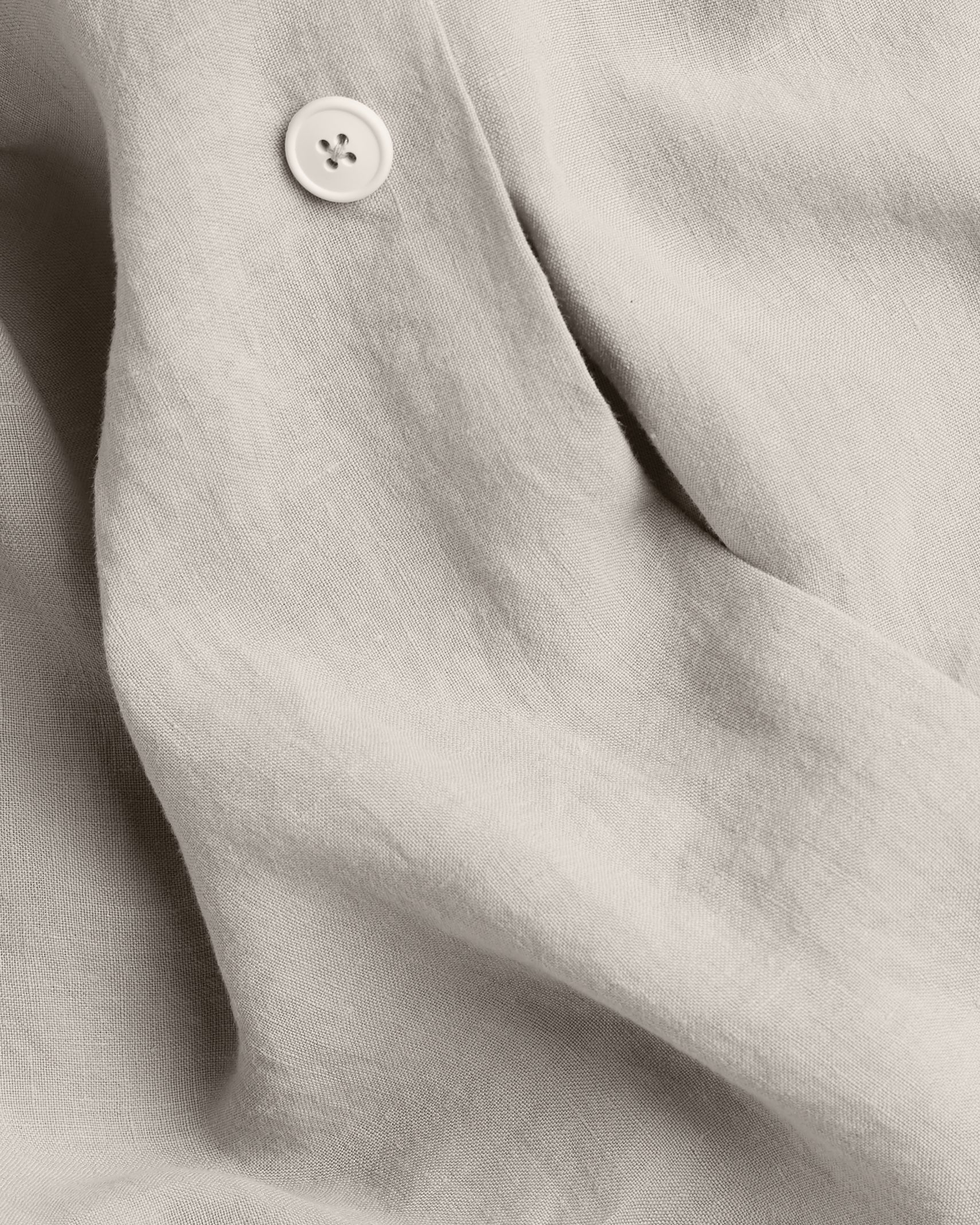 Linen Duvet Cover (Dove) - Image 3
