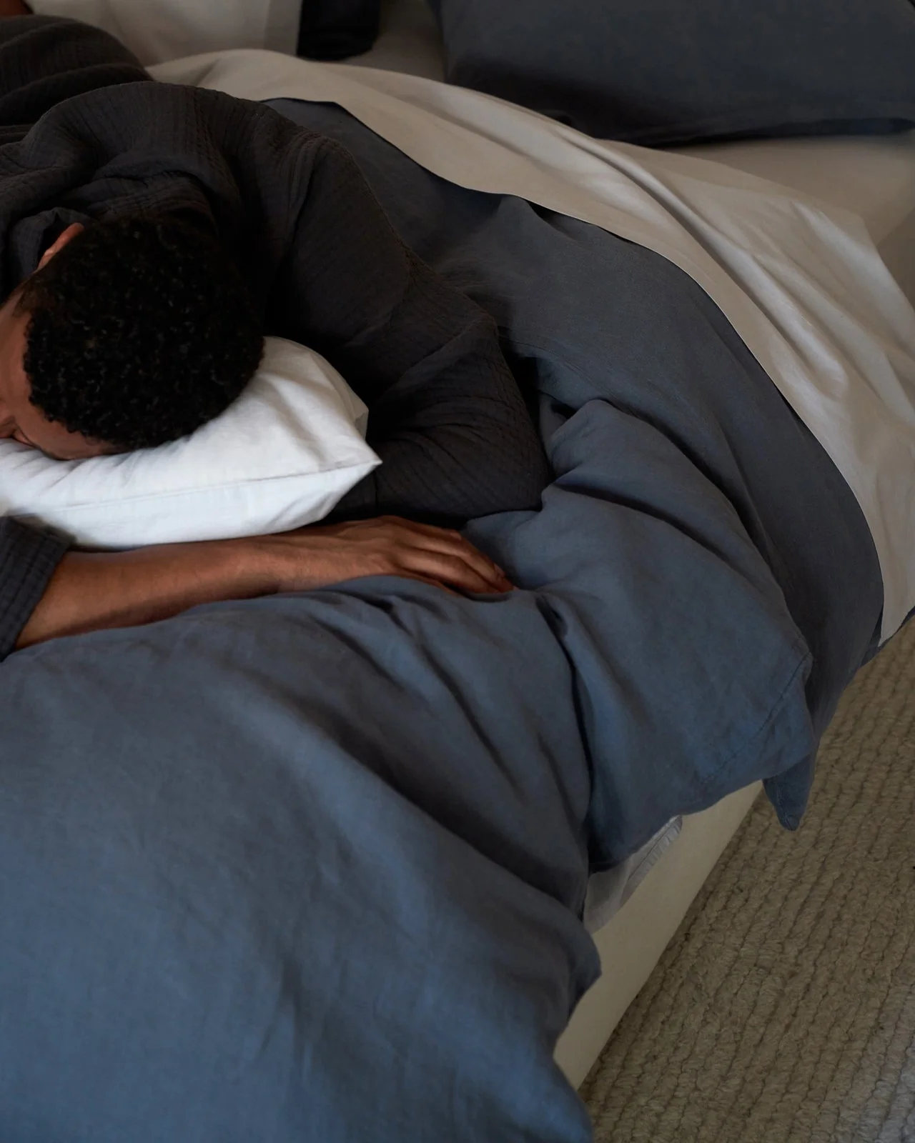 Linen Duvet Cover (Dusk) - Image 4