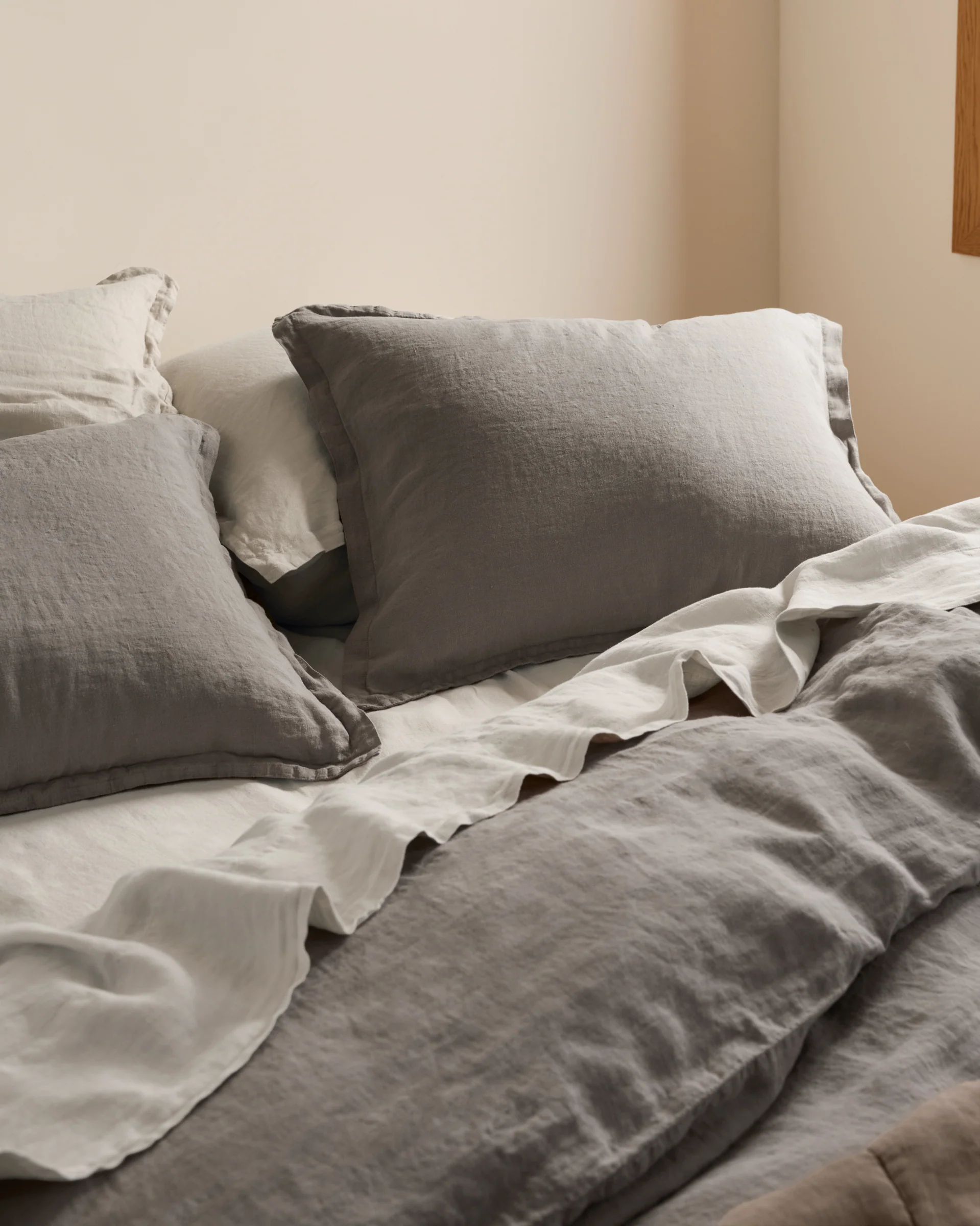 Linen Duvet Cover (Pebble) - Image 4