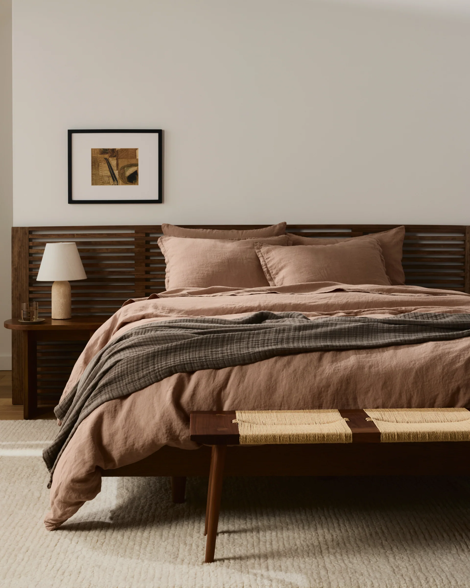 Linen Duvet Cover Set - Adobe F/Q - Image 4