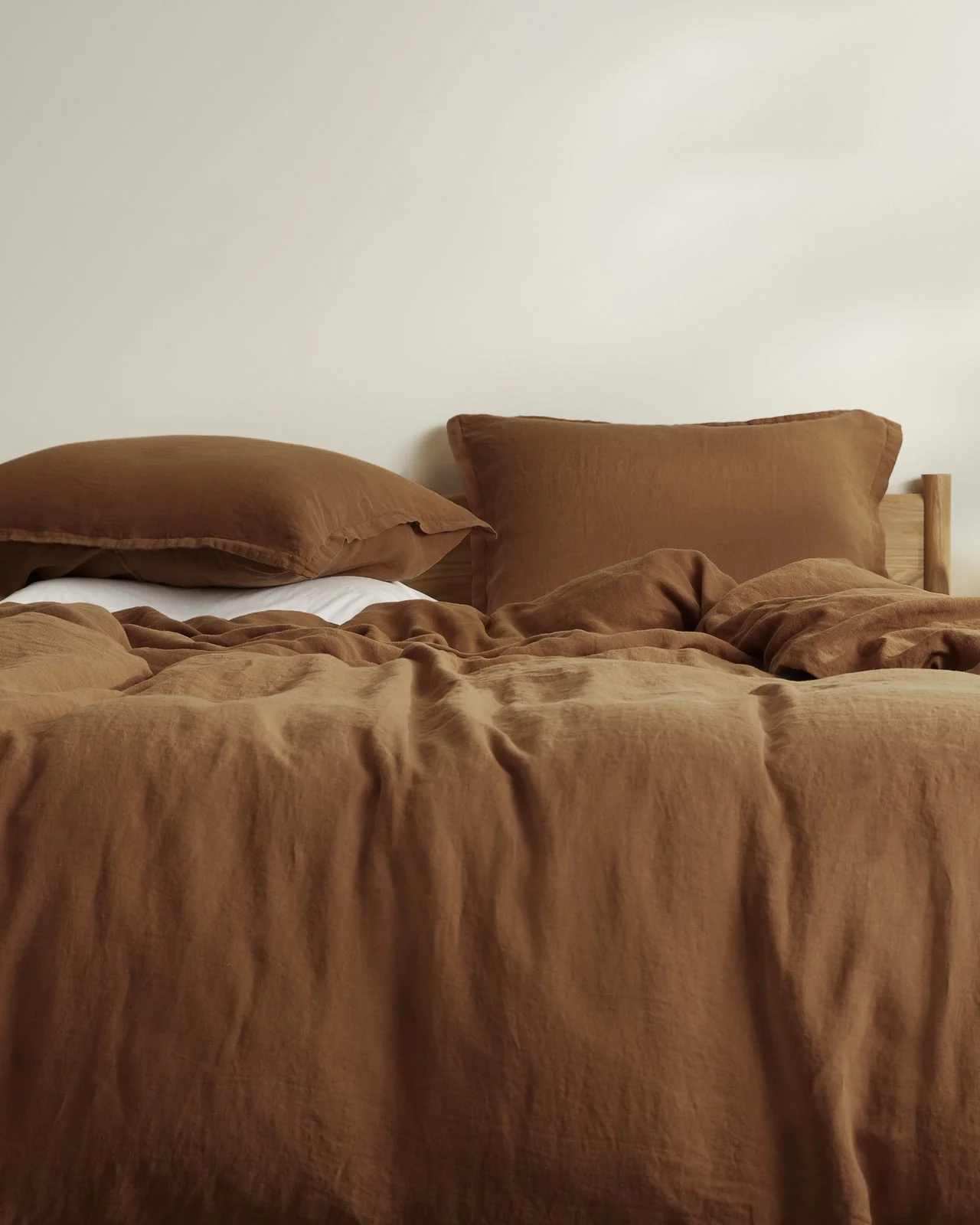 Linen Duvet Cover Set - Tobacco K/CK - Image 4