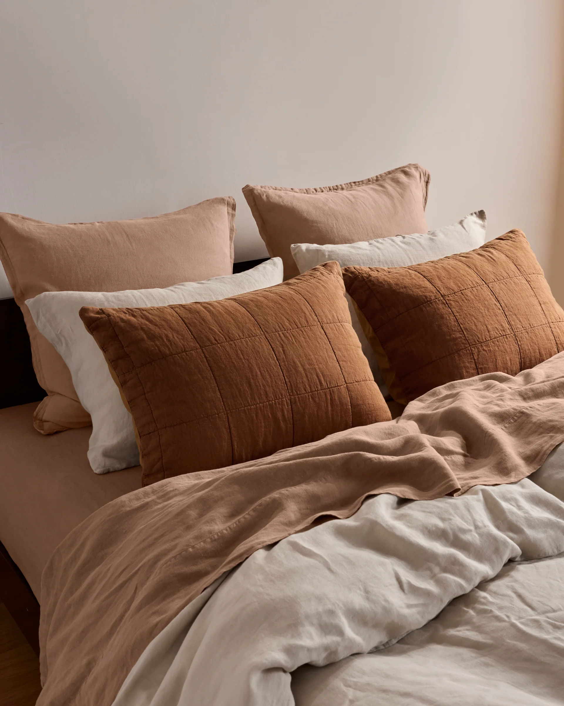 Linen Euro Sham (Adobe) - Image 4