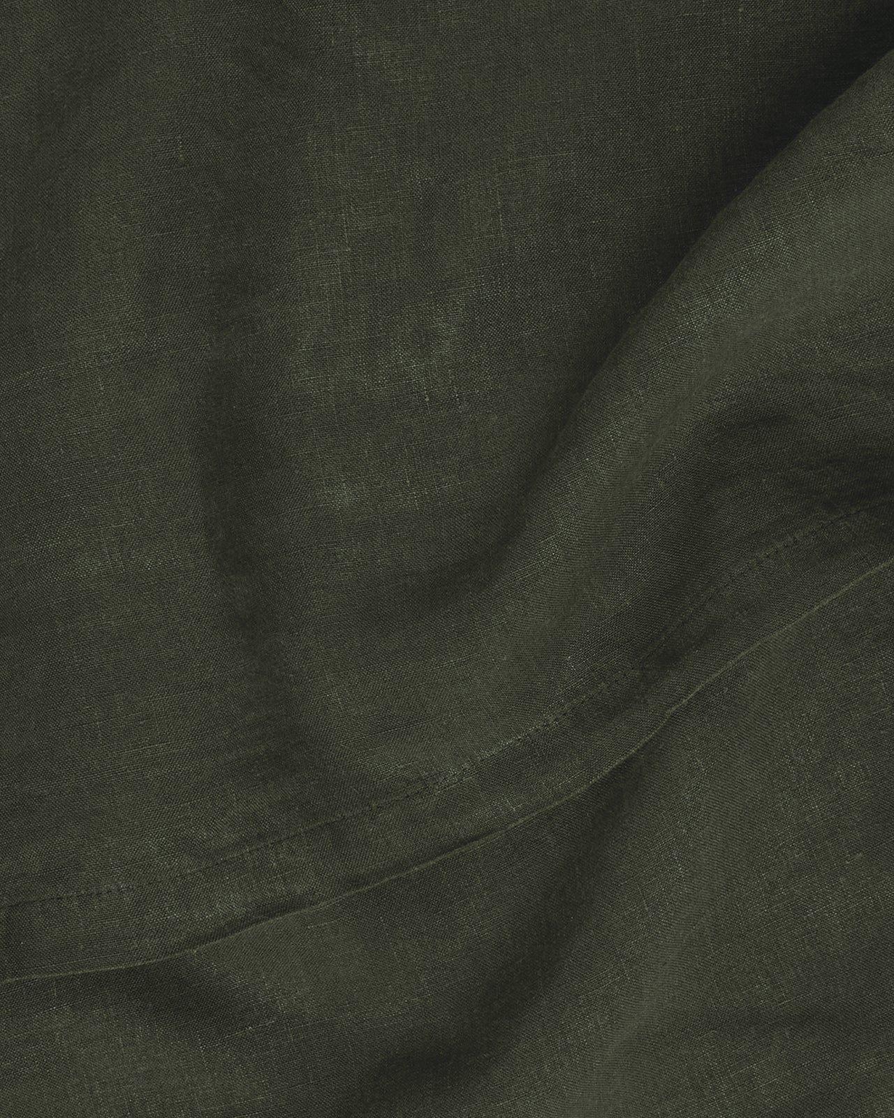 Linen Euro Sham (Evergreen) - Image 3