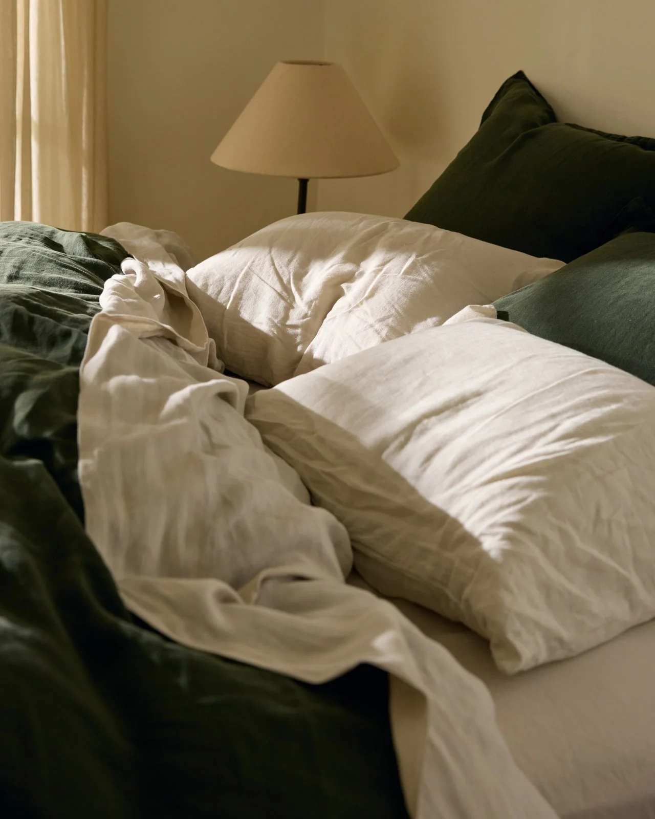 Linen Pillowcase Set (Bone) - Image 2