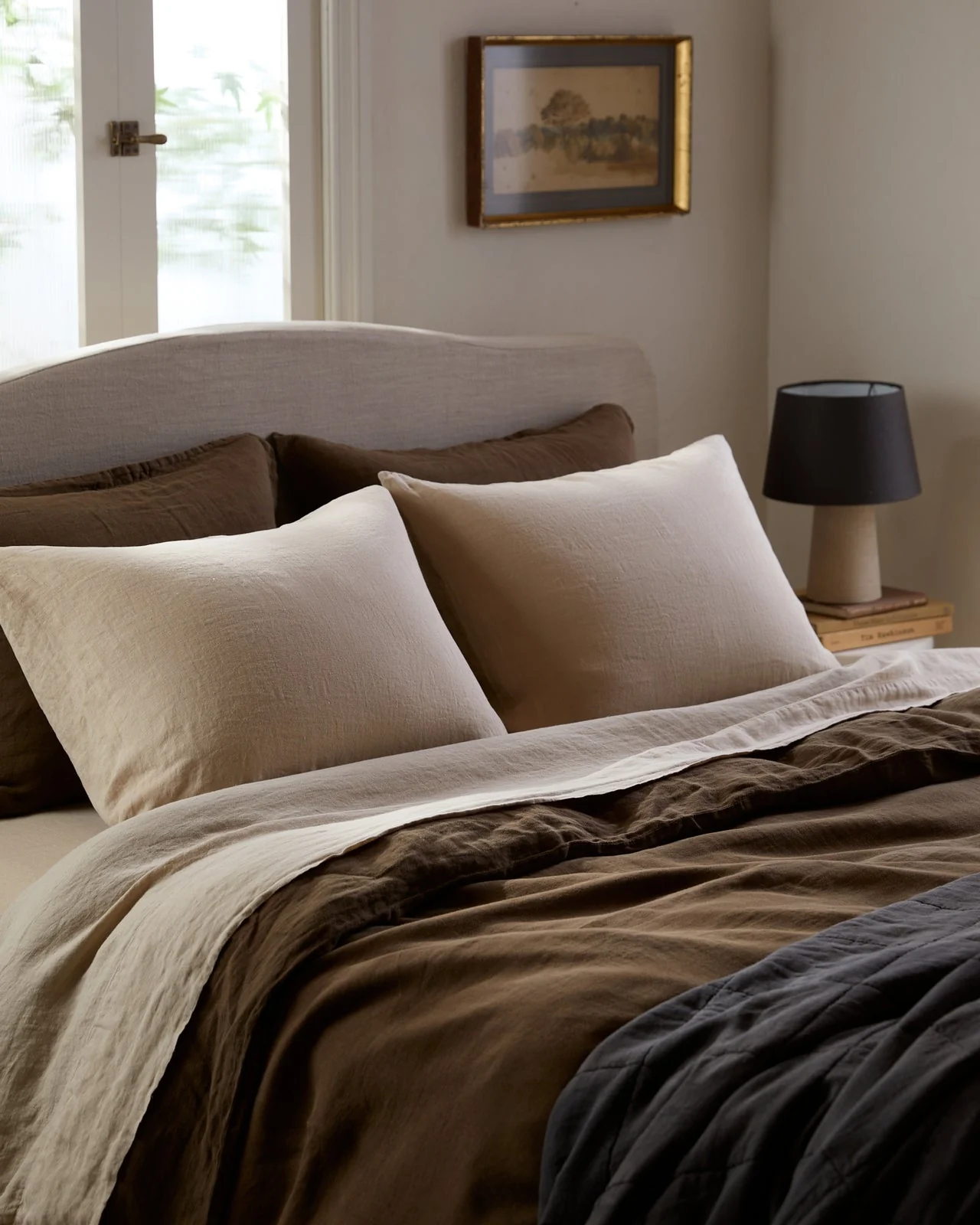 Linen Pillowcase Set (Toast) - Image 4