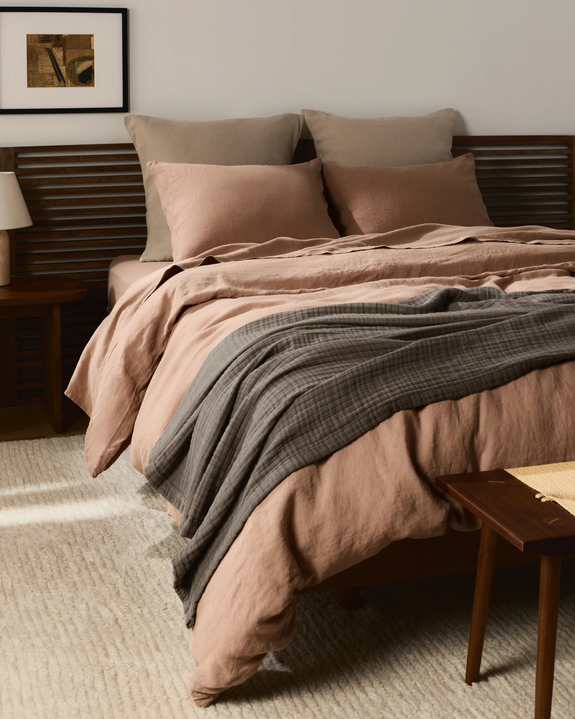 Linen Sheet Set - Adobe K/CK - Image 4
