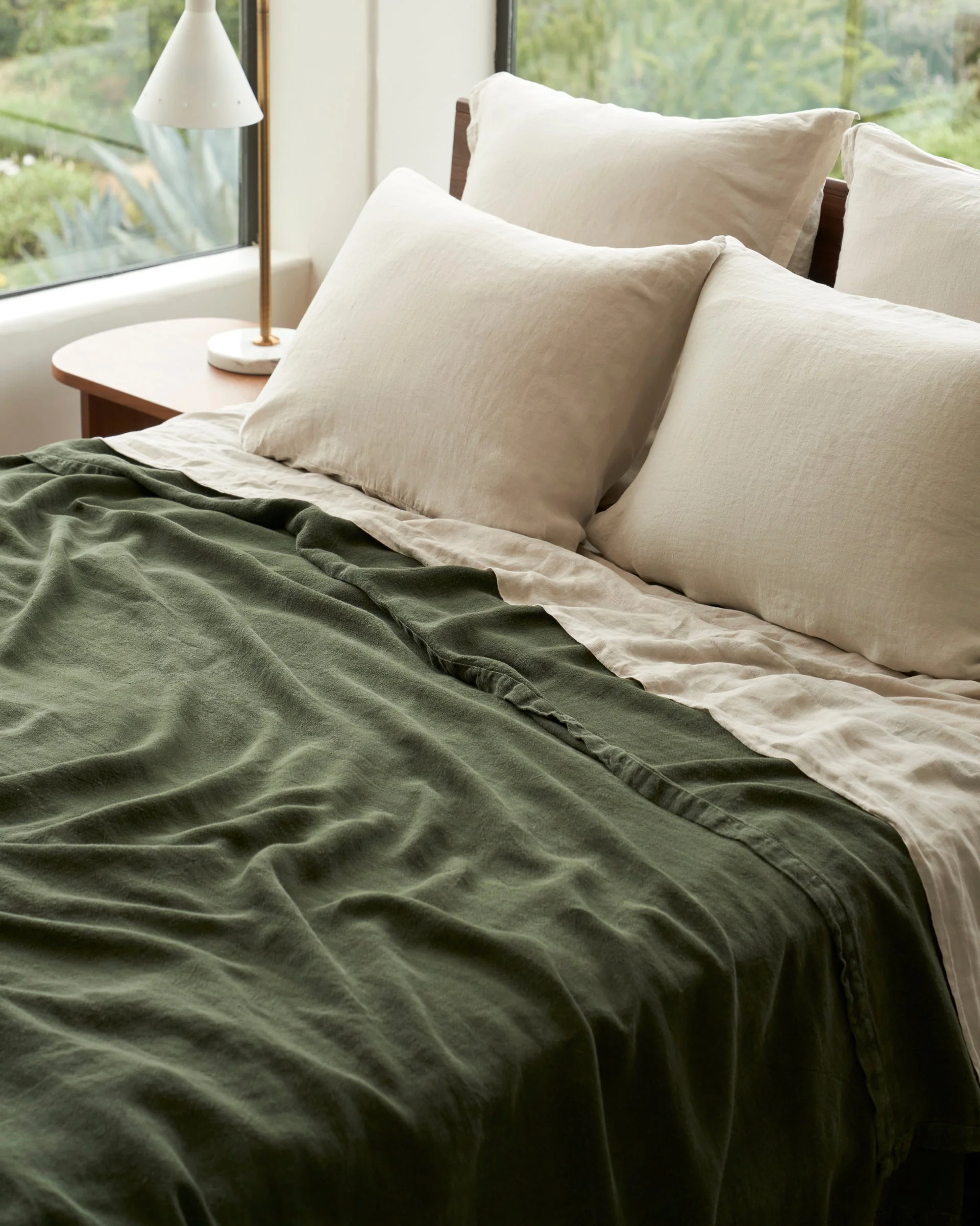 Linen Sheet Set - Bone K/CK - Image 4