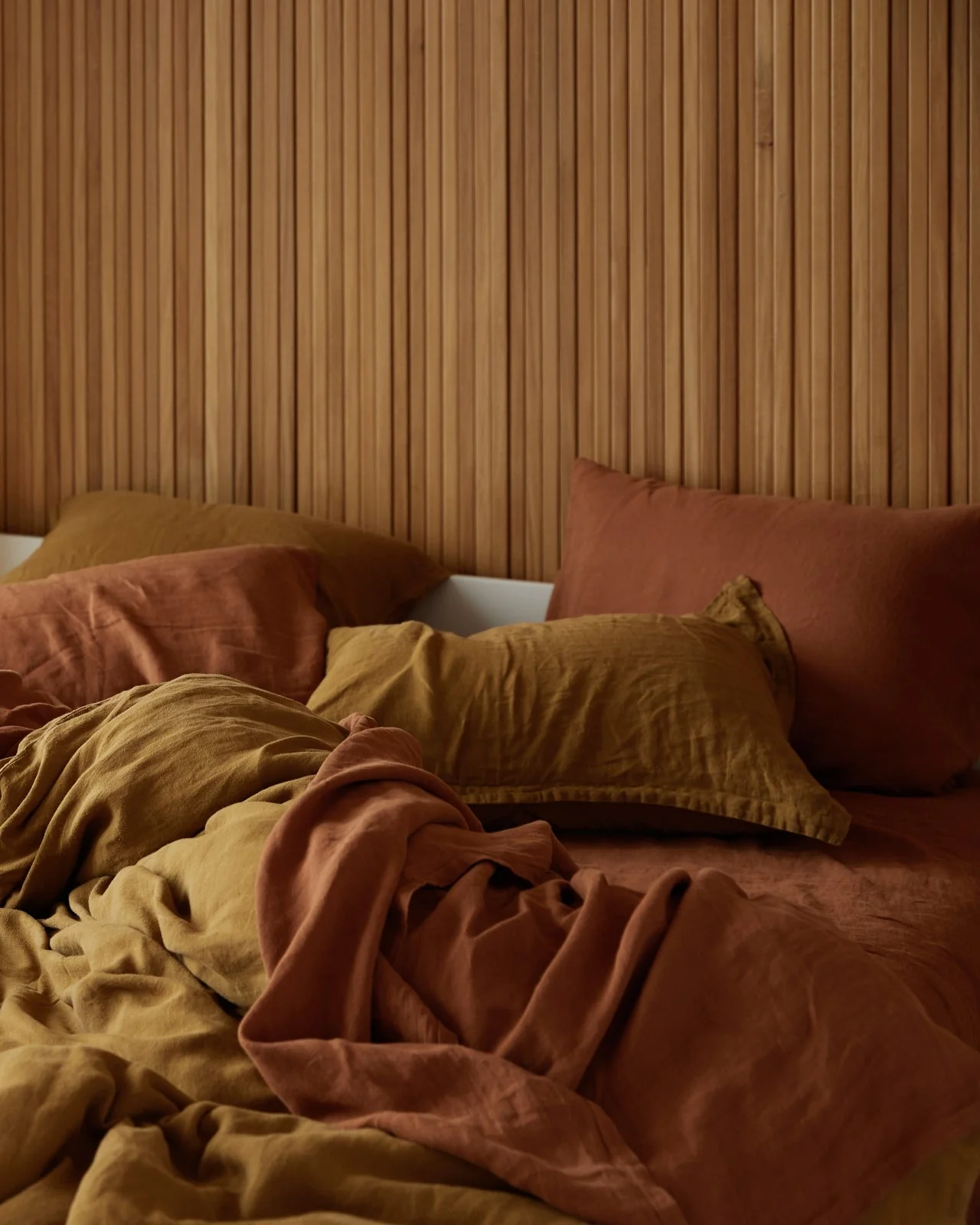 Linen Sheet Set - Tobacco K/CK - Image 2