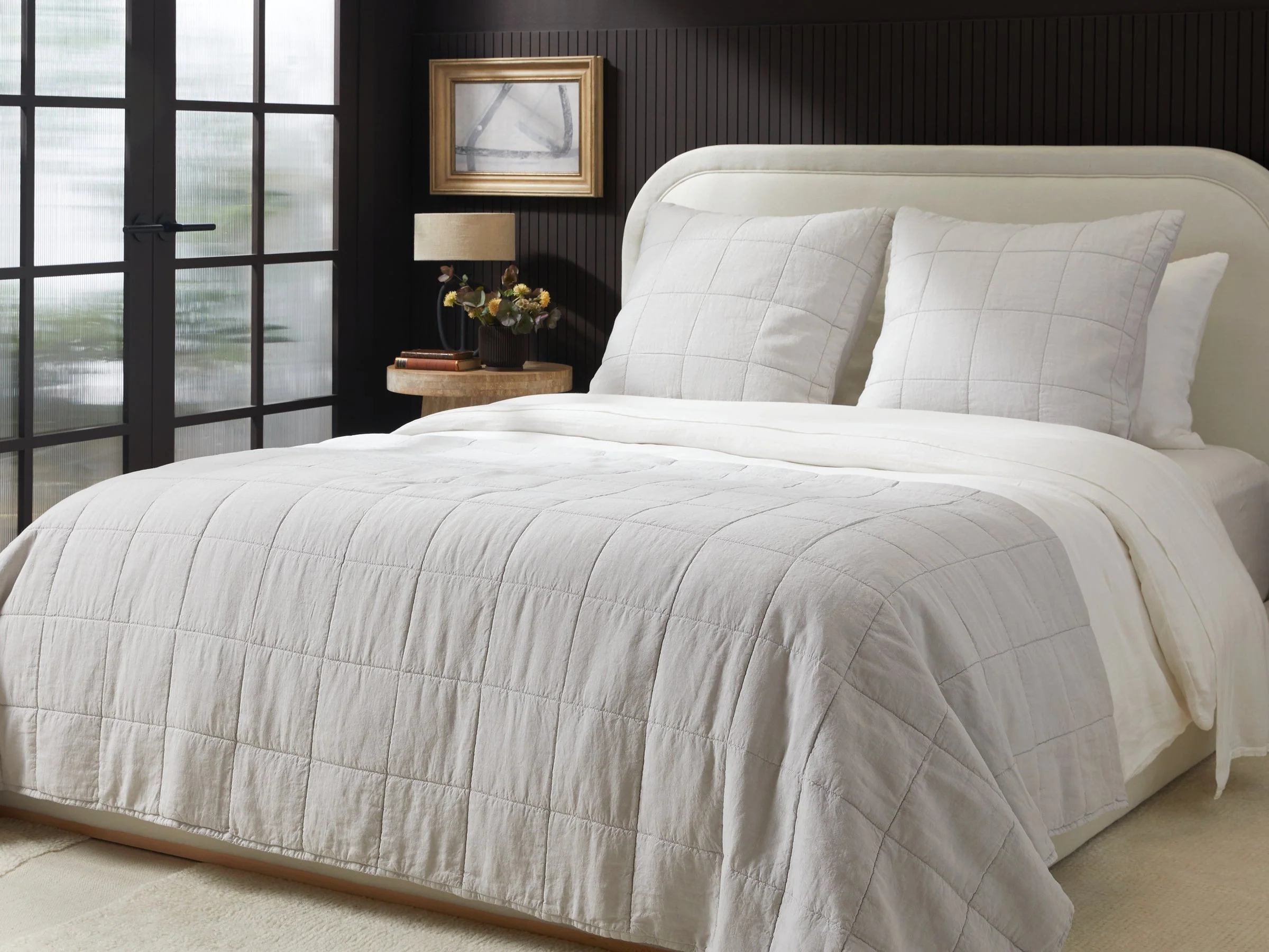 Linen Sheet Set - White K/CK - Image 6