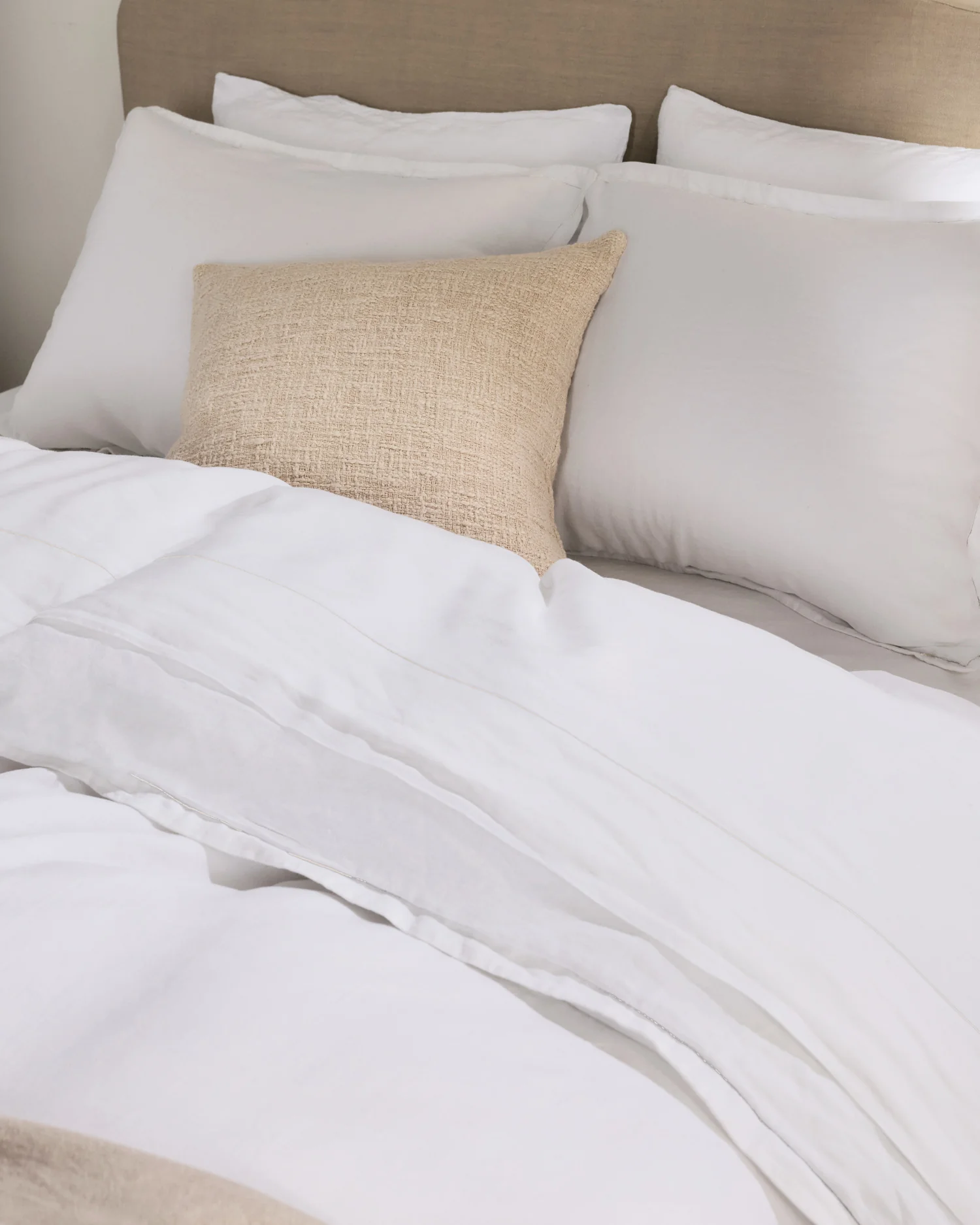 Linen Tencel Bundle - White K/CK - Image 4