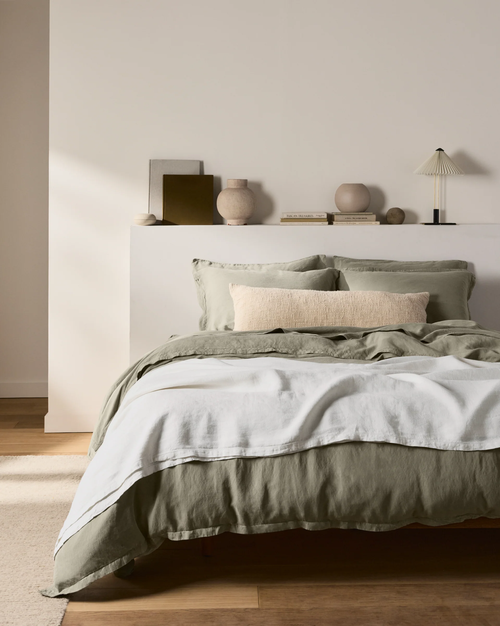 Linen Tencel Sham Set (Moss) - Image 5