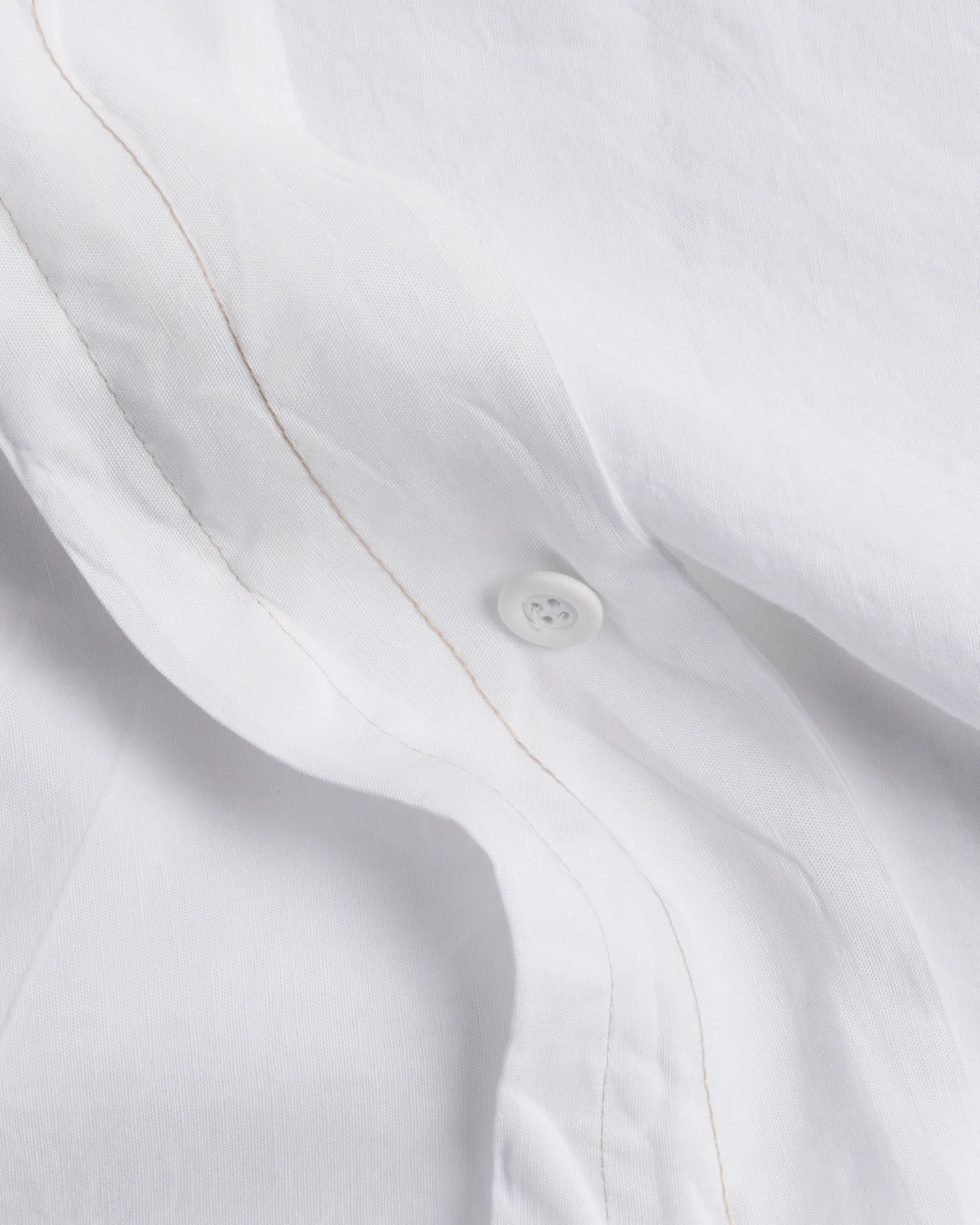 Linen Tencel Duvet Cover (White) - Image 3