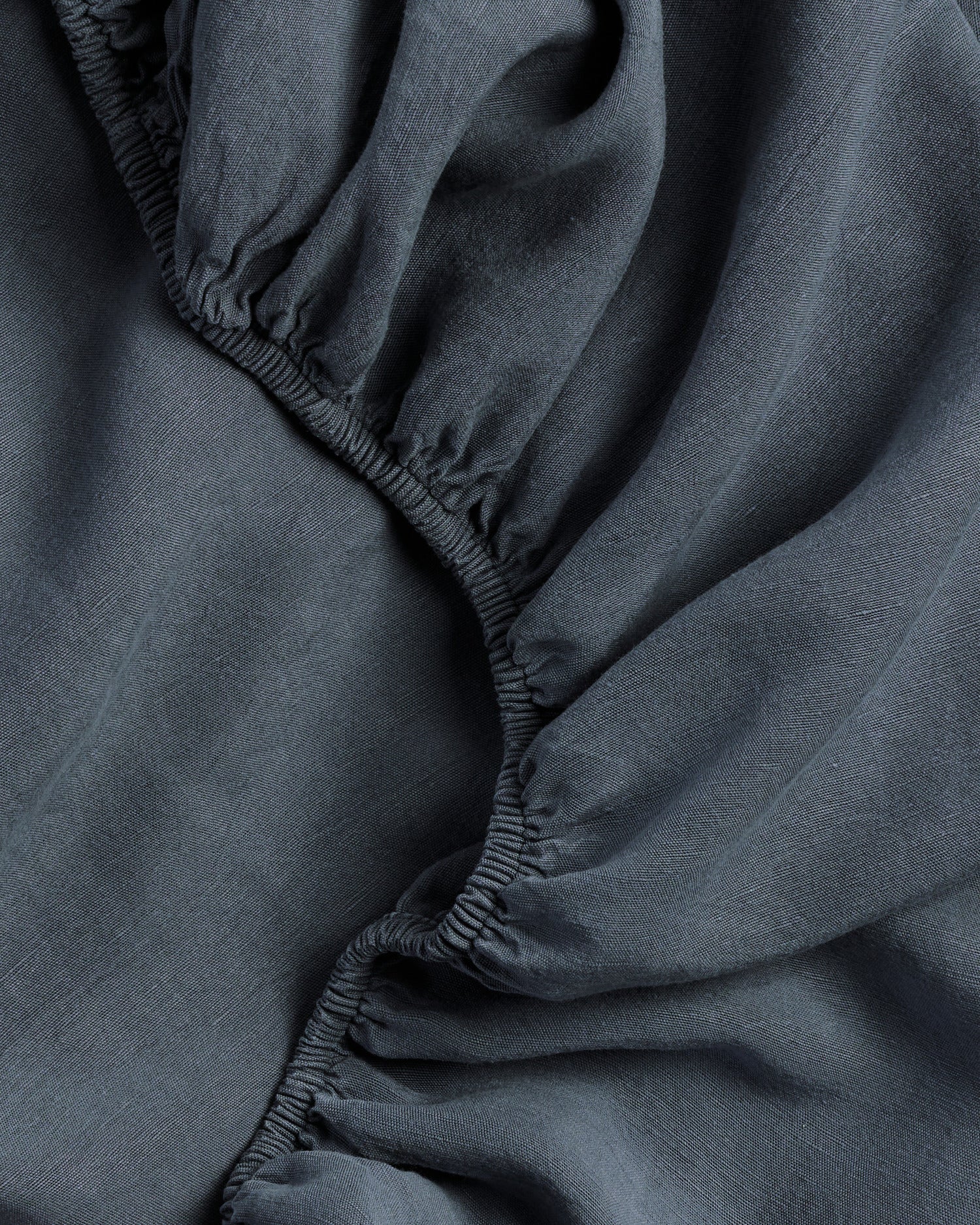 Linen Tencel Fitted Sheet (Dusk) - Image 3