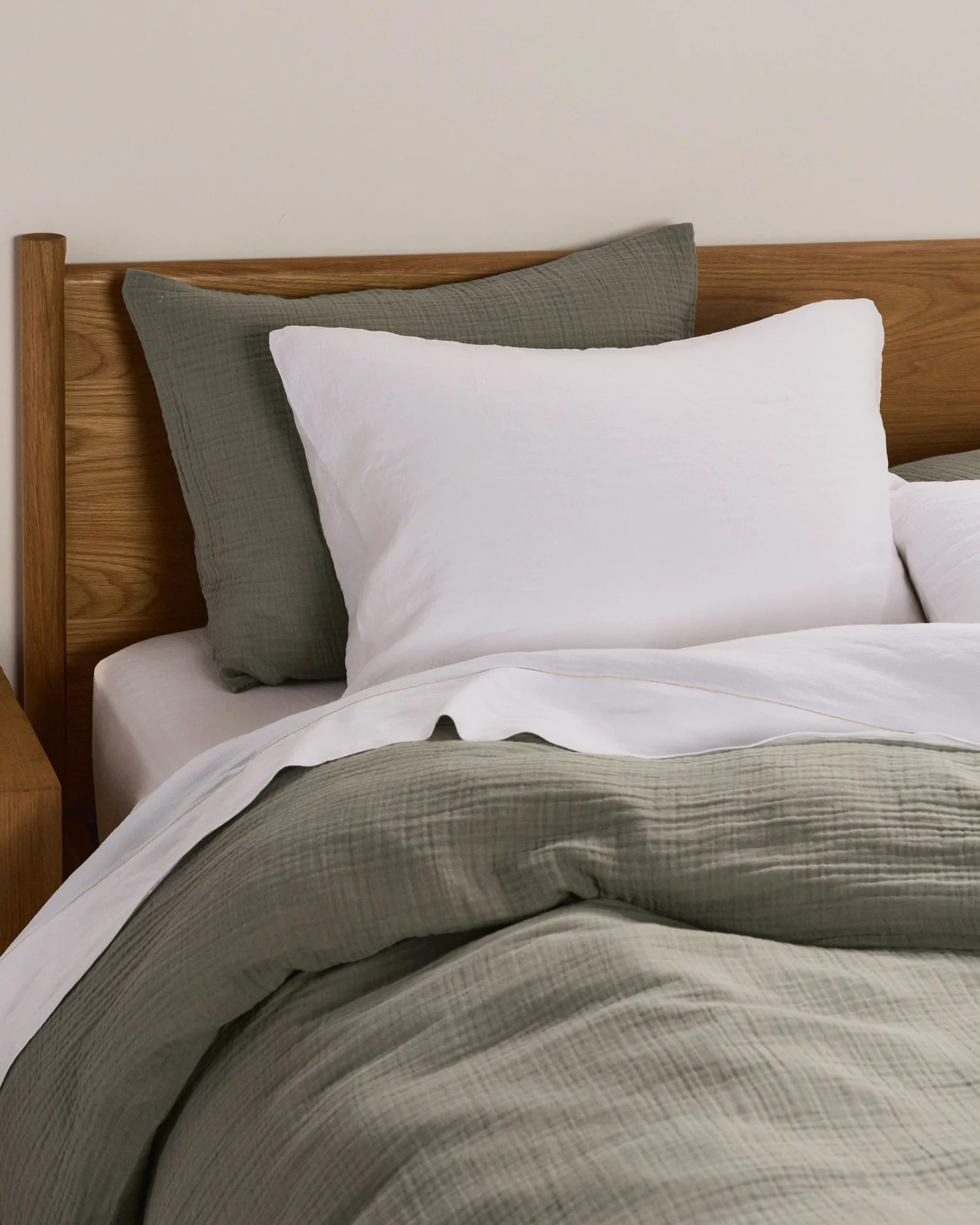 Linen Tencel Top Sheet (White) - Image 2