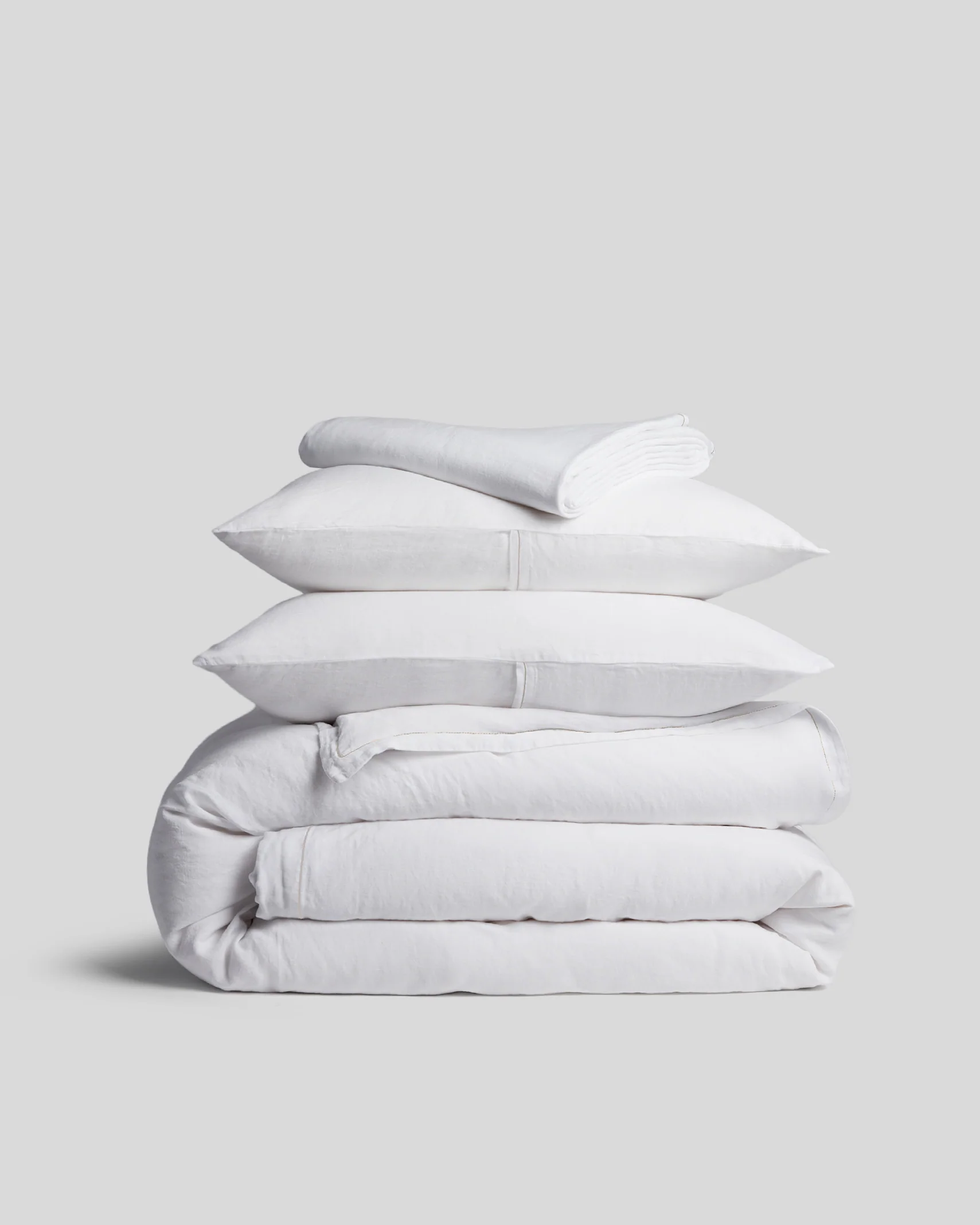 Linen Tencel Venice Set - White F/Q