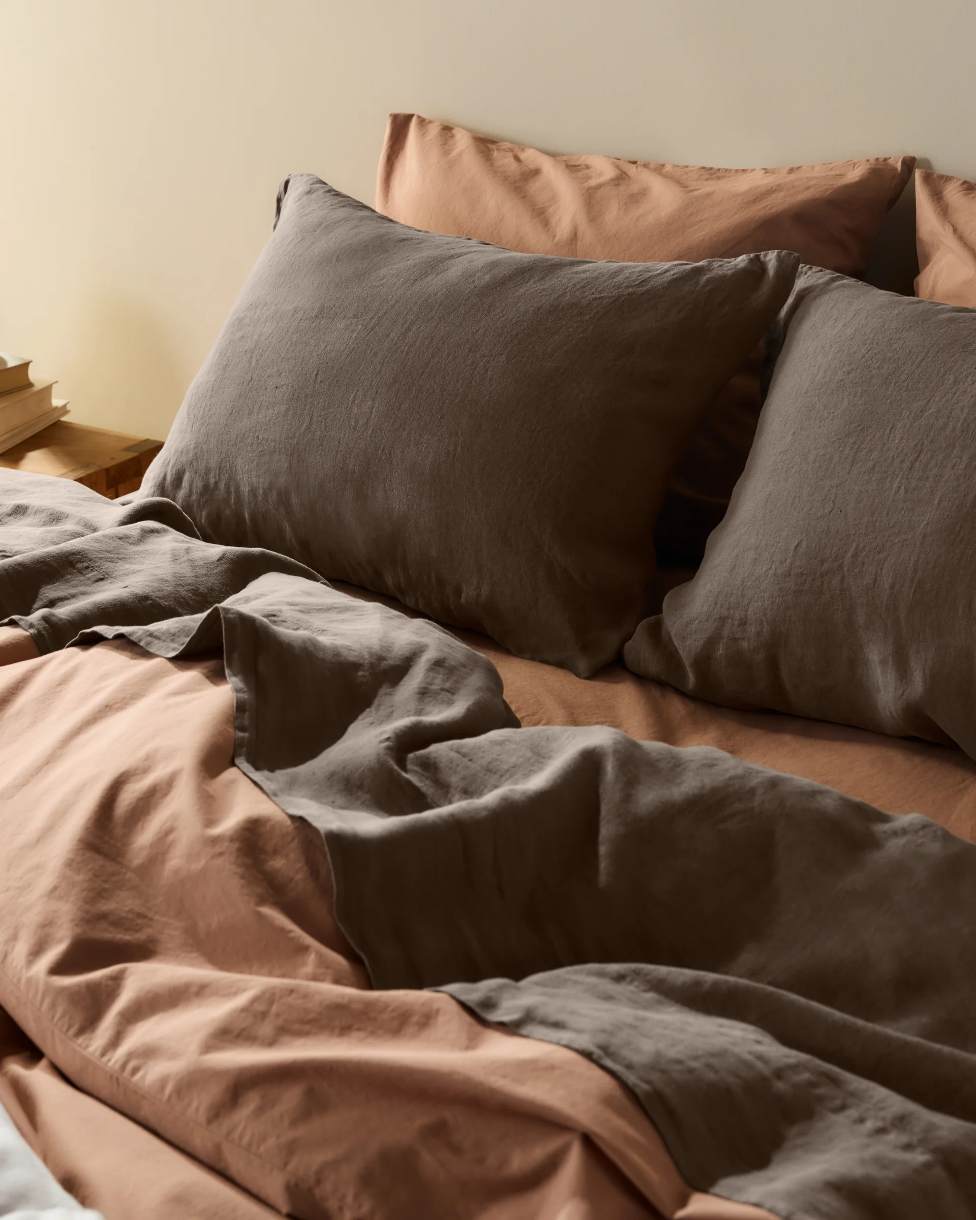 Linen Top Sheet (Warm Grey) - Image 2