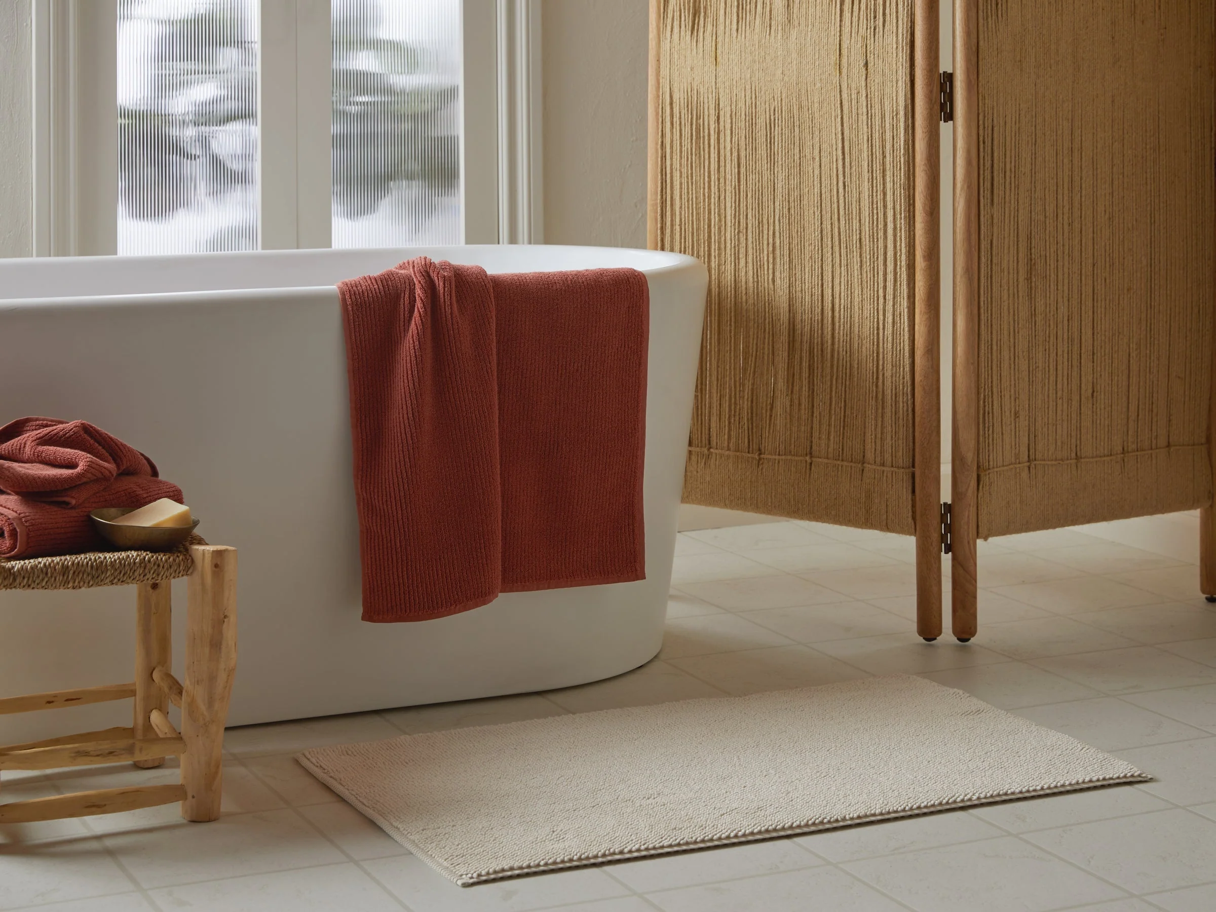 Looped Bath Rug (Bone) - Image 2