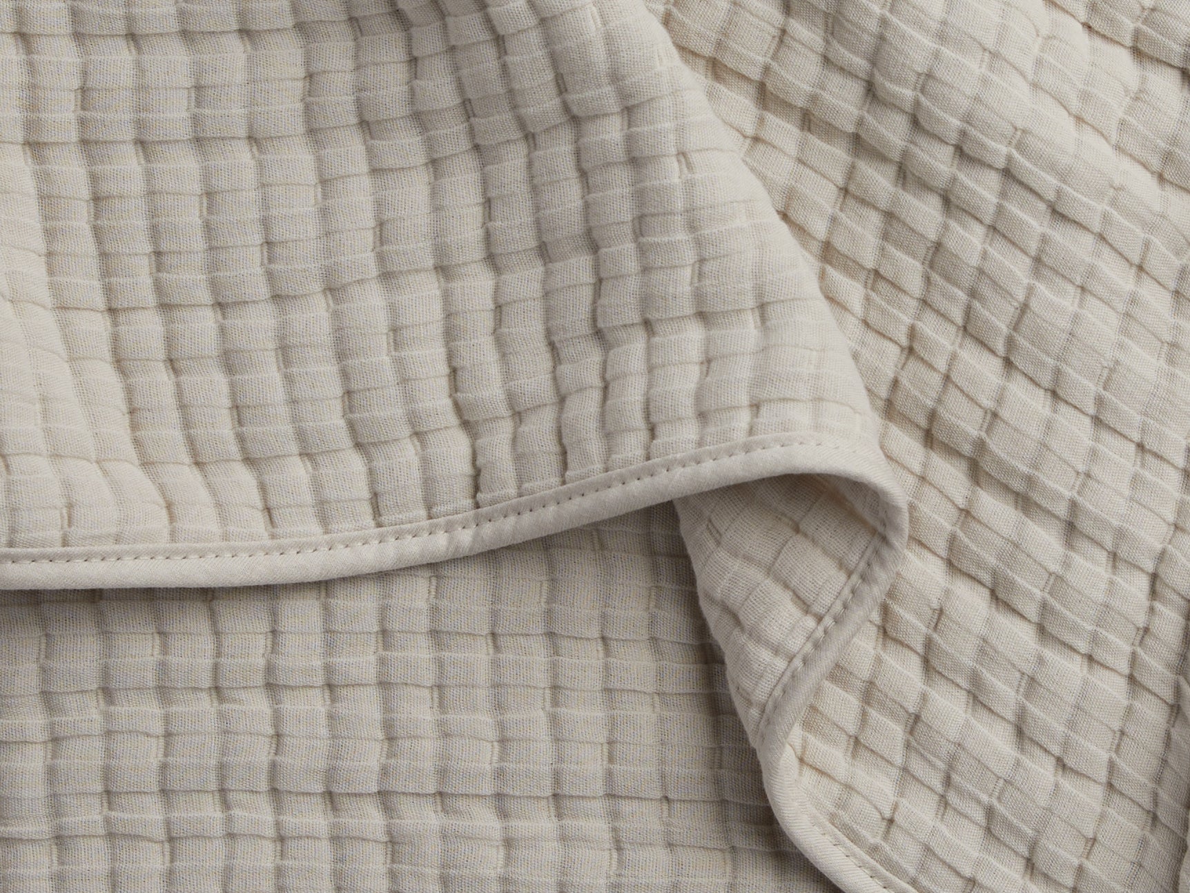 Organic Air Cotton Toddler Quilt (Bone) - Image 2