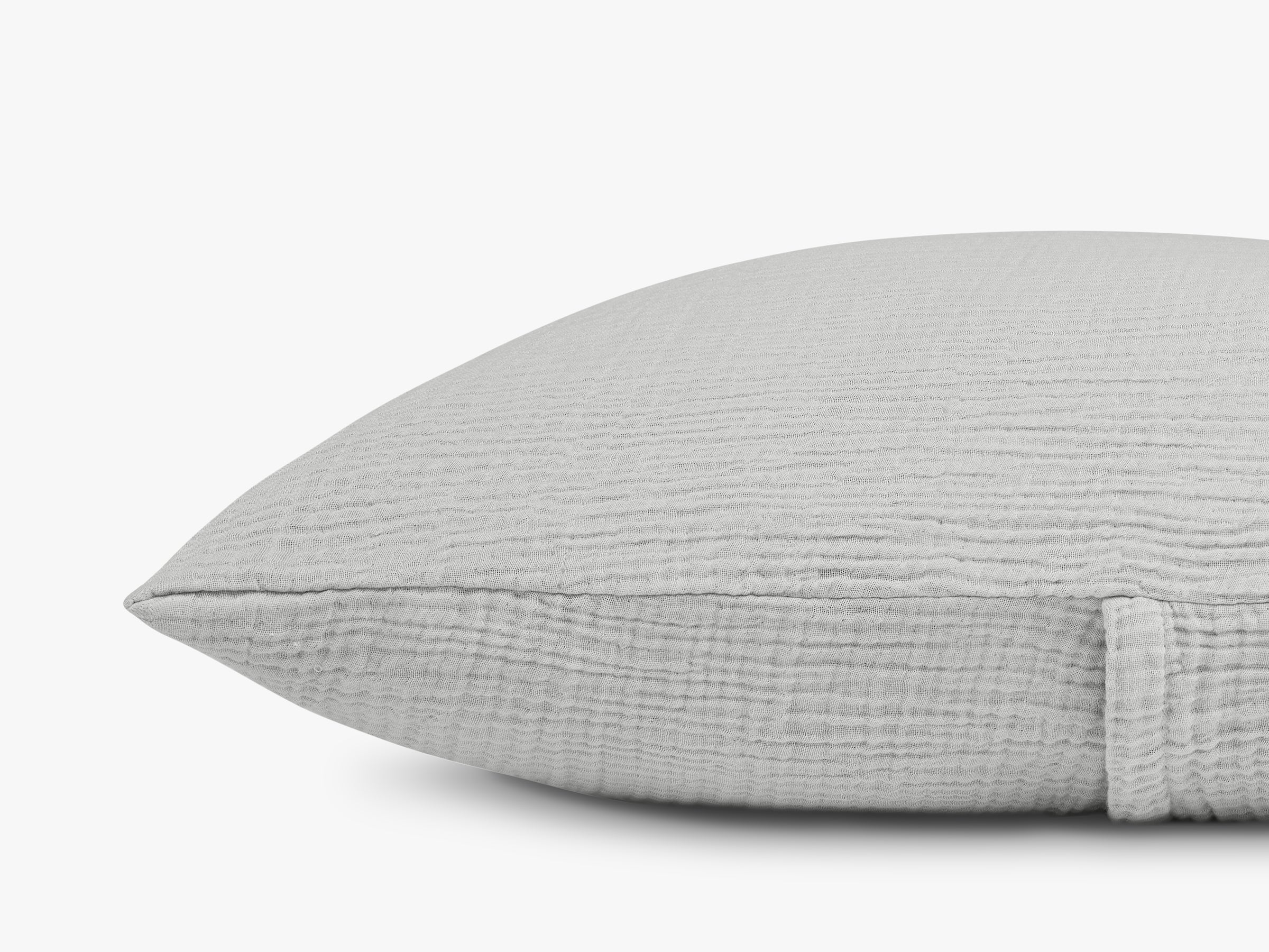 Organic Cloud Cotton Euro Sham - FINAL SALE (Smoke) - Image 2