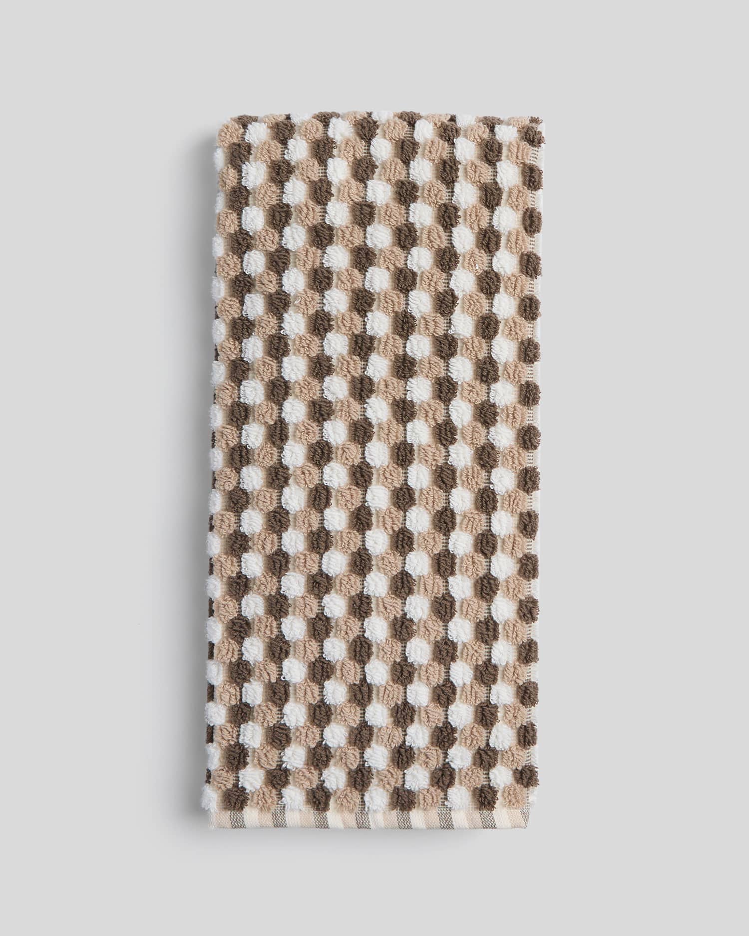 Organic Cotton Mosaic Towels - FINAL SALE (Ash and Toast) - Image 6