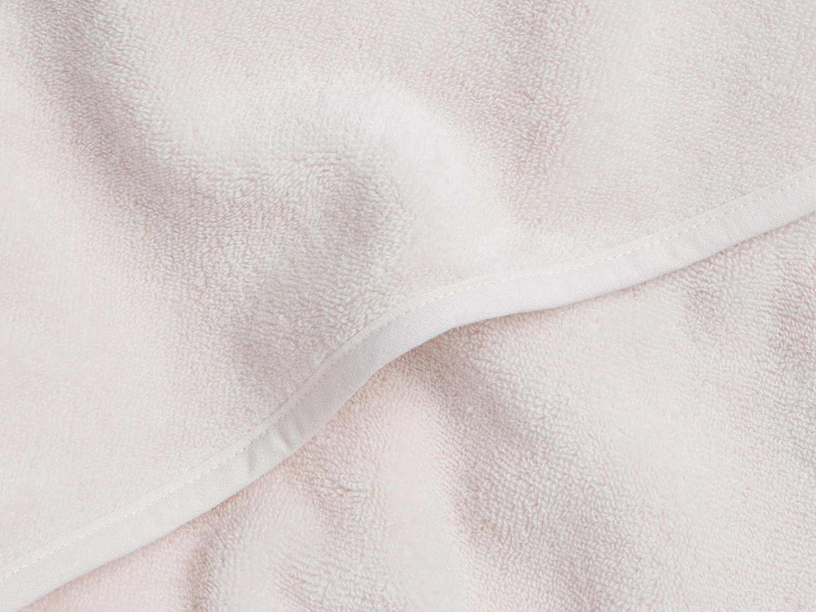 Organic Hooded Baby Towel - FINAL SALE (Blush) - Image 3
