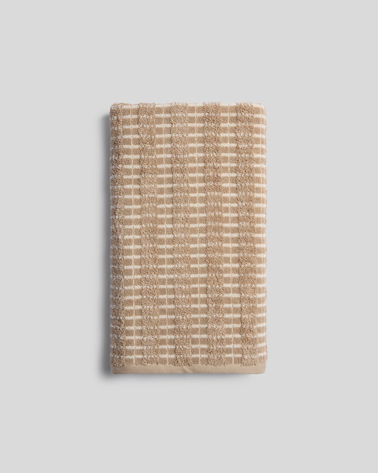 Organic Ladder Stripe Towels - FINAL SALE (Toast and Natural) - Image 6