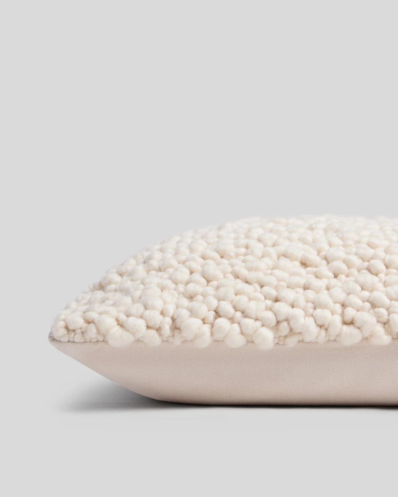 Pebble Handwoven Pillow Cover (Cream) - Image 2