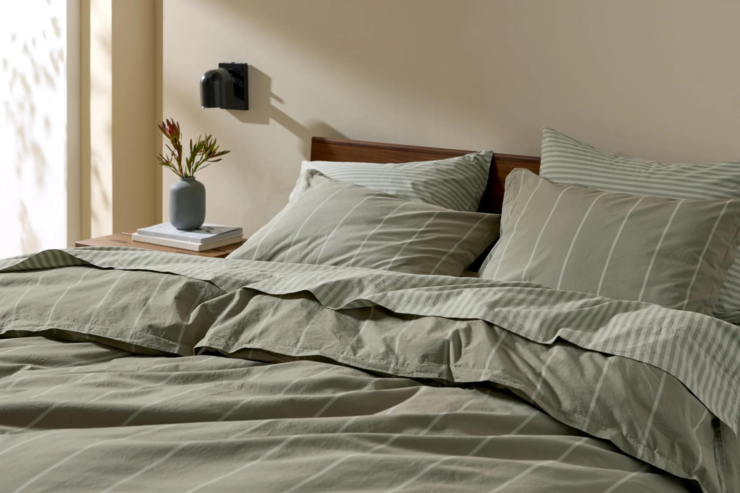 Percale Bundle - Moss Stripe TW/XL - Image 4