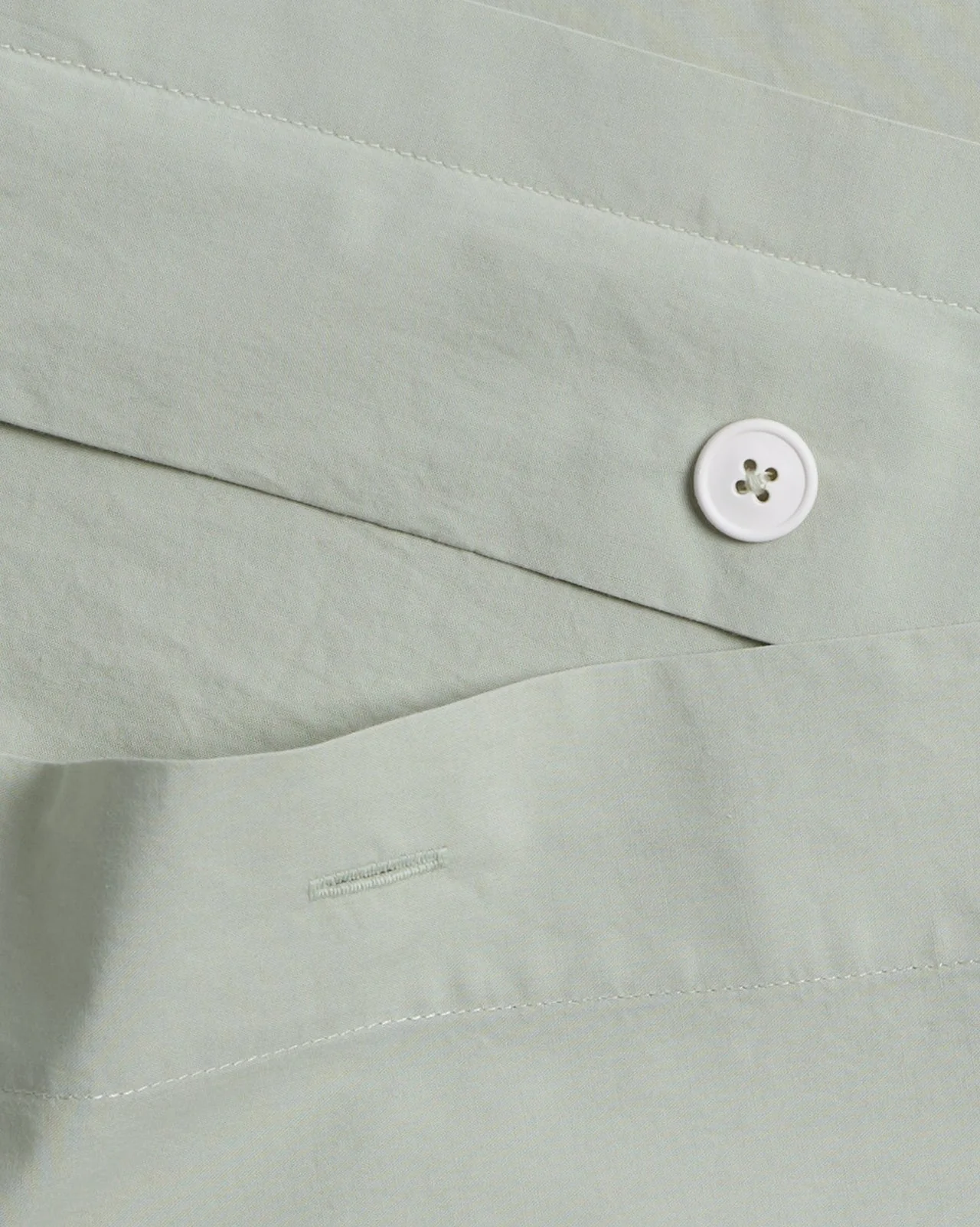 Percale Duvet Cover (Sage) - Image 3