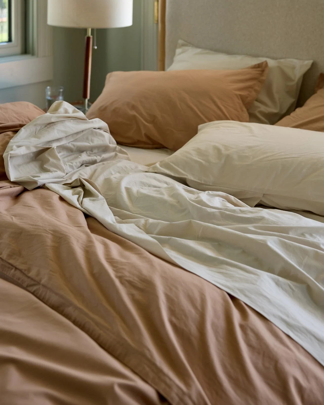 Percale Duvet Cover Set - Adobe K/CK - Image 4