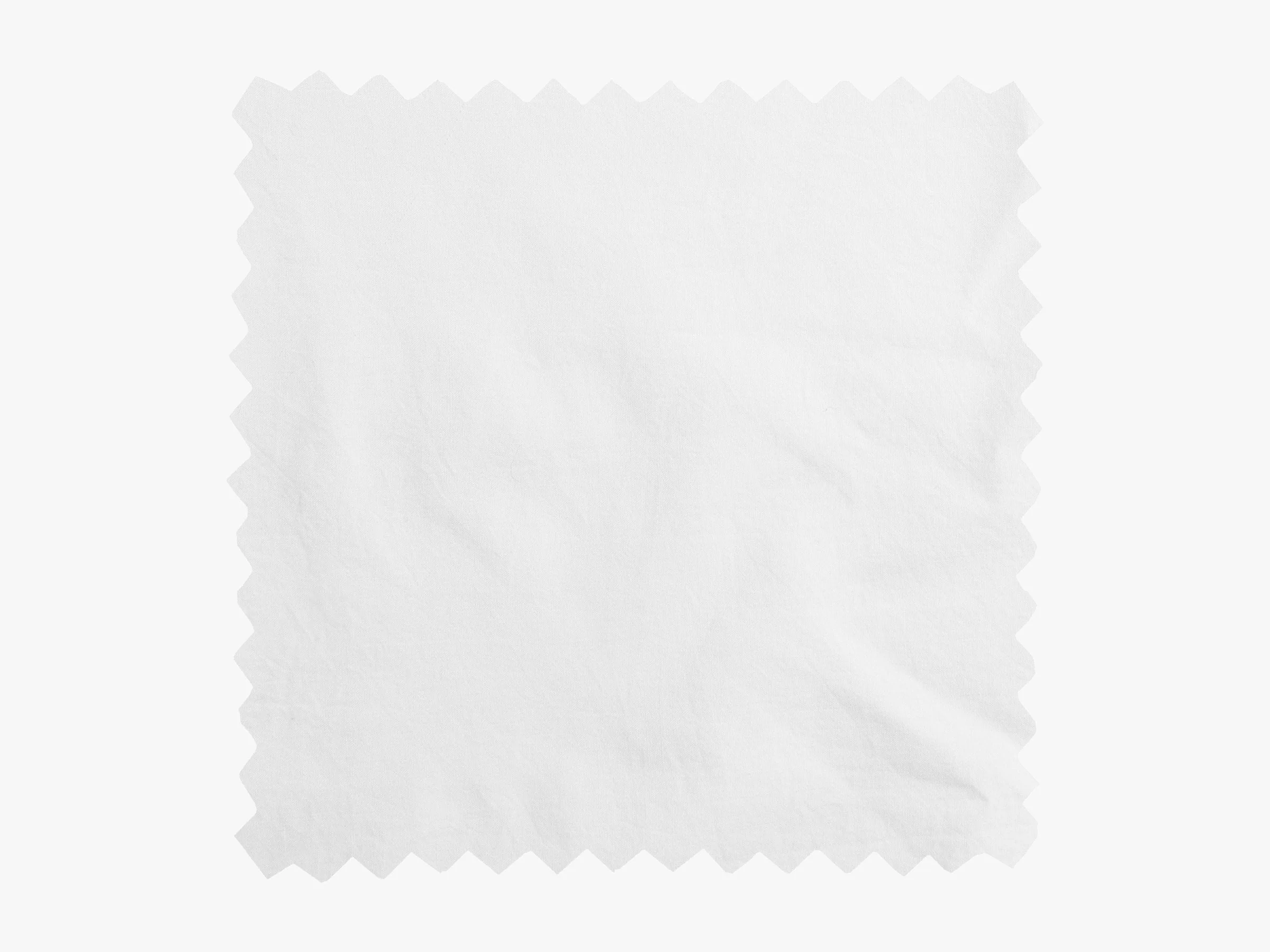 Percale Fabric Swatch (White) - Image 2