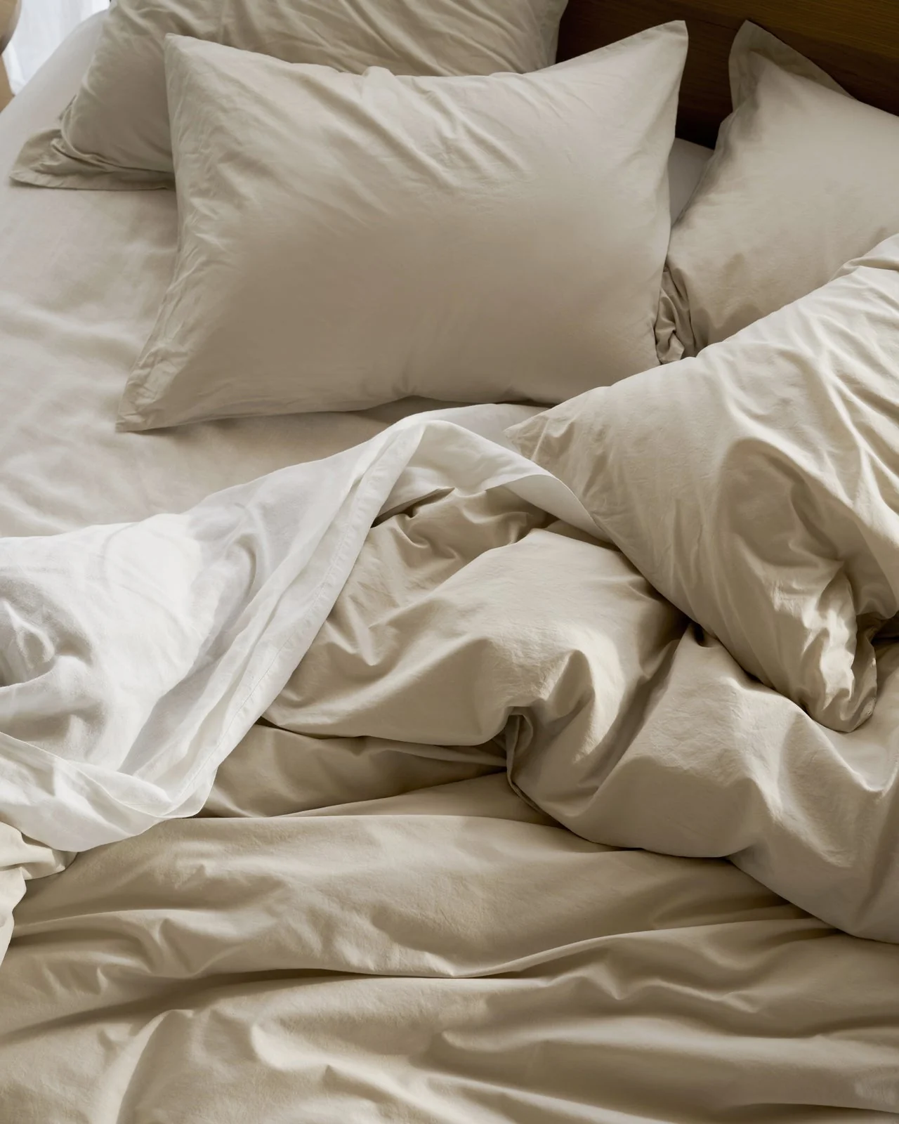 Percale Pillowcase Set (Bone) - Image 4