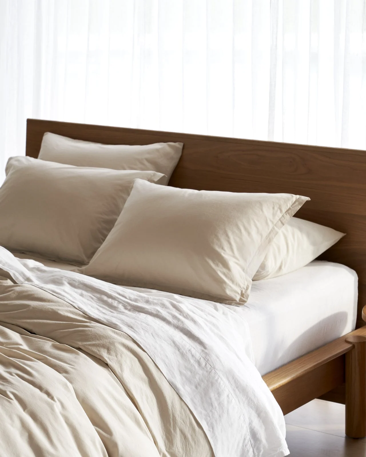 Percale Sham Set (Bone) - Image 2