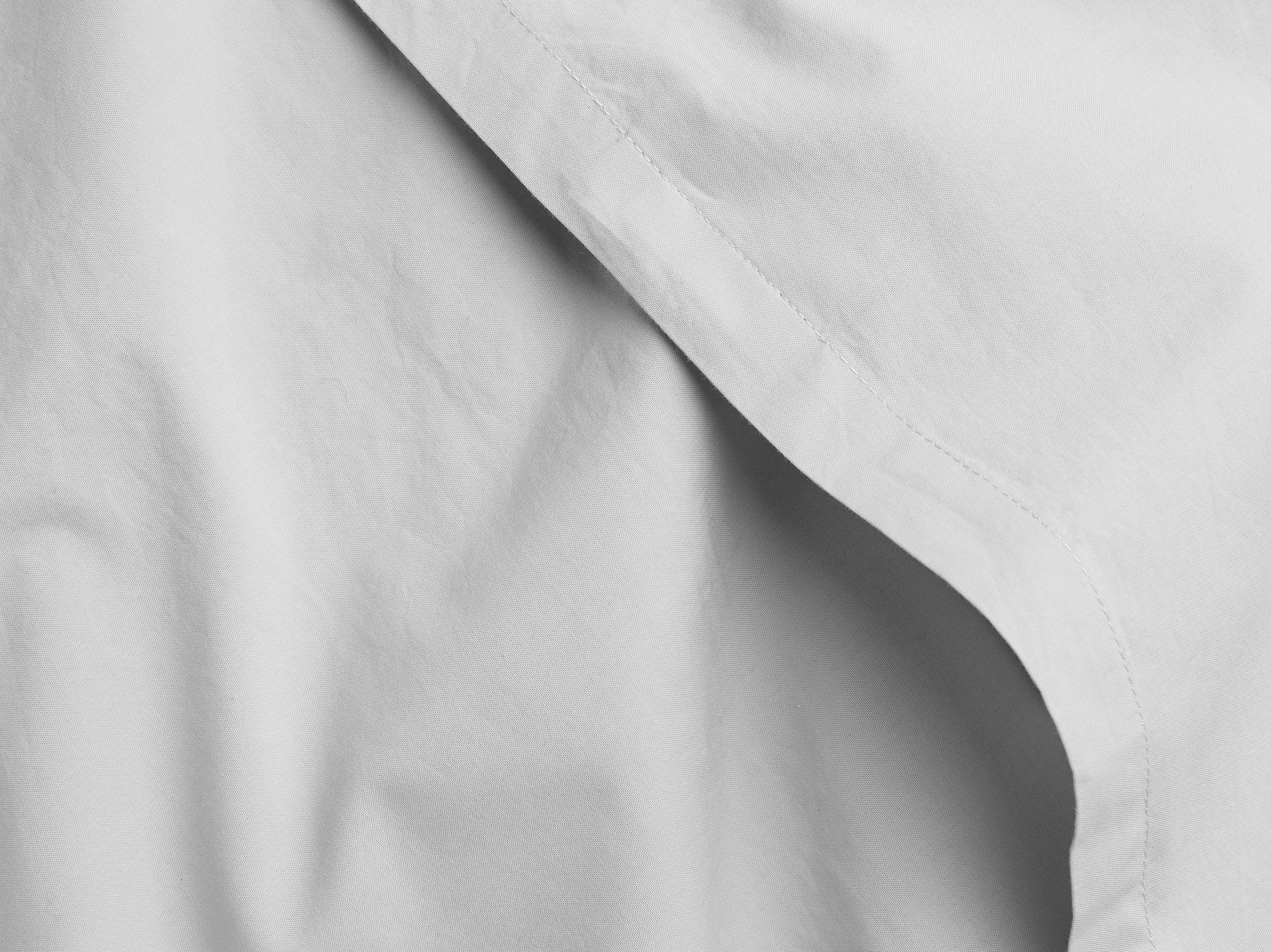 Percale Sham Set (Light Grey) - Image 3