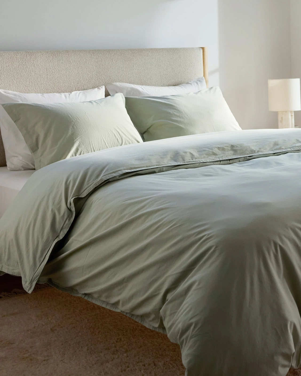 Percale Sham Set (Sage) - Image 4