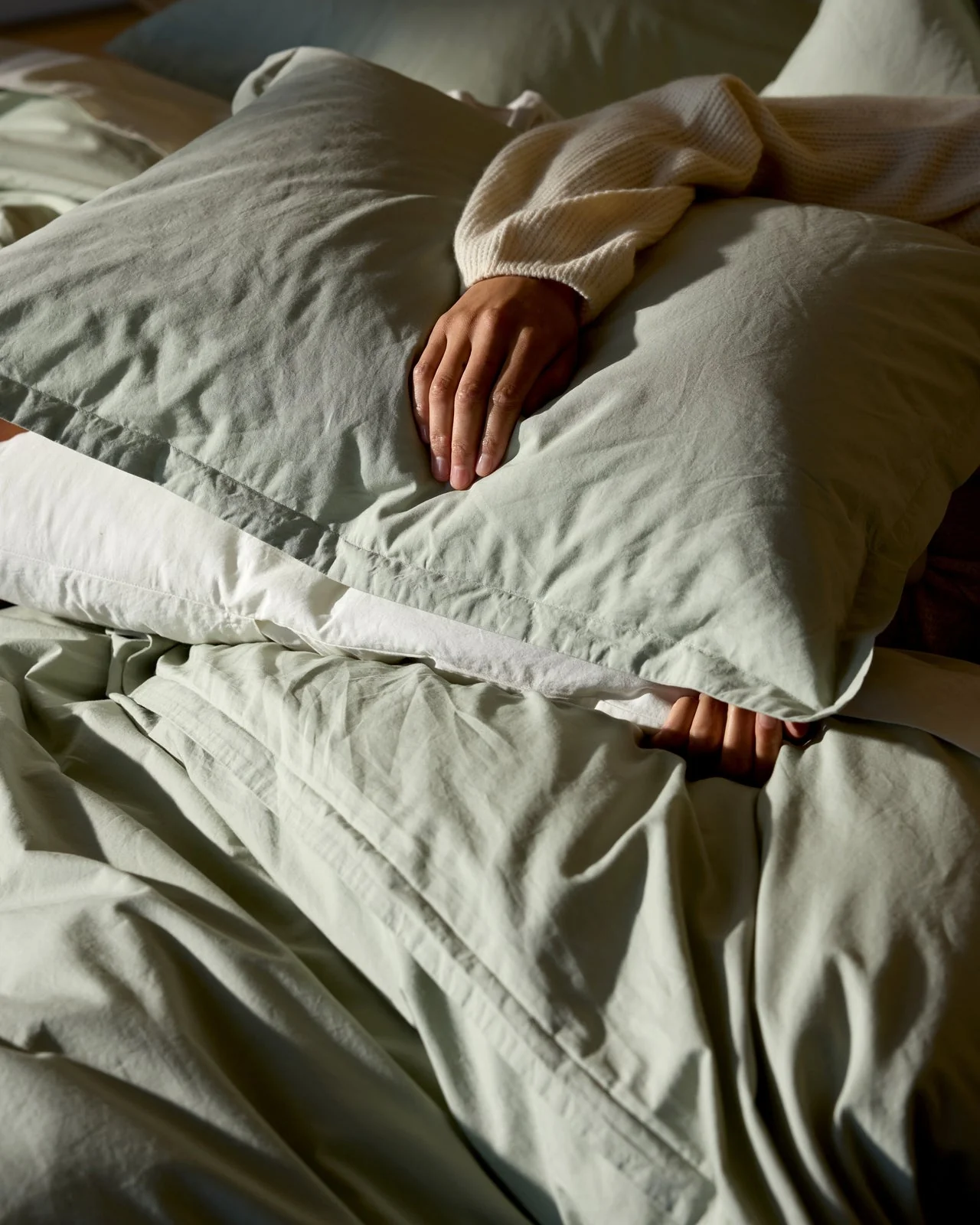 Percale Sham Set (Sage) - Image 5