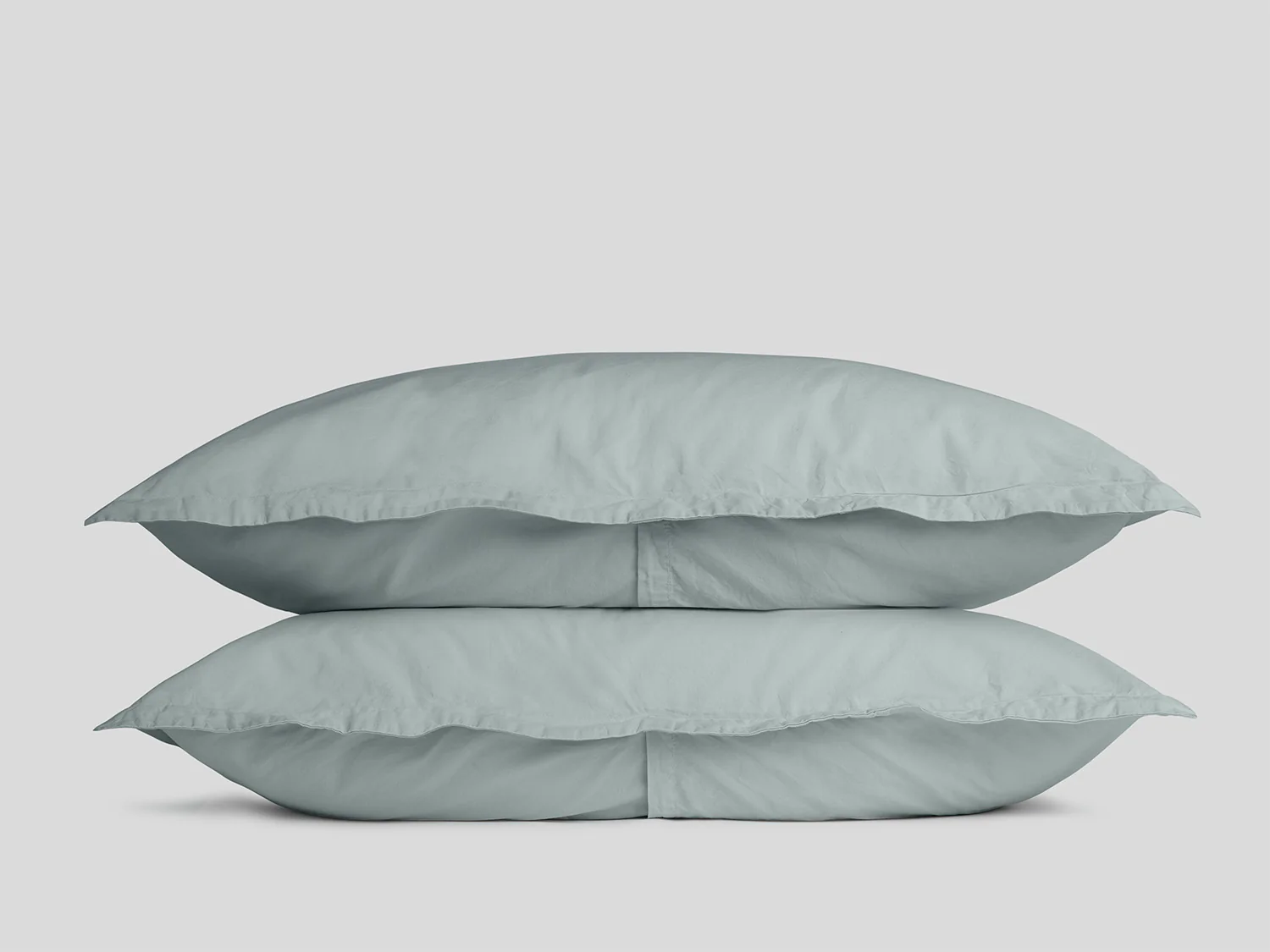 Percale Sham Set - FINAL SALE (Spa) - Image 3