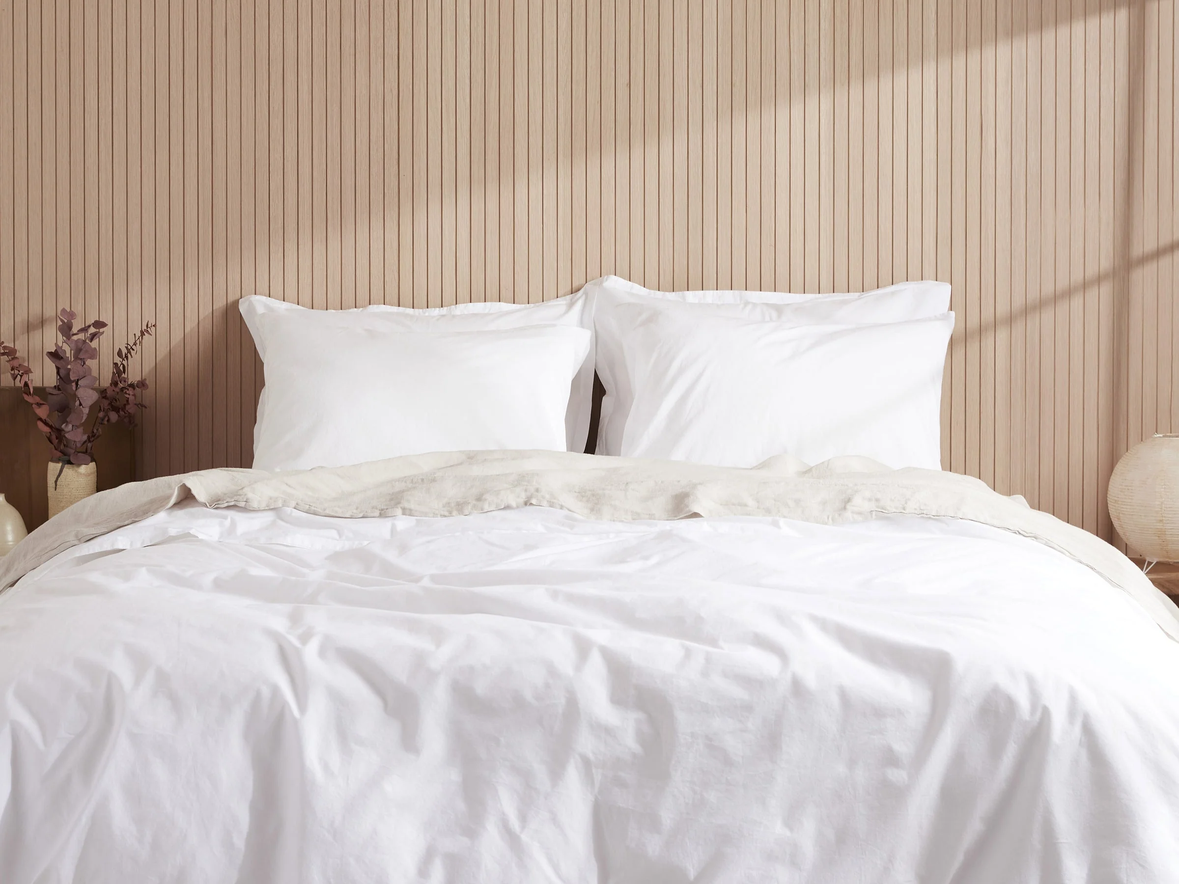Percale Sham Set (White) - Image 4